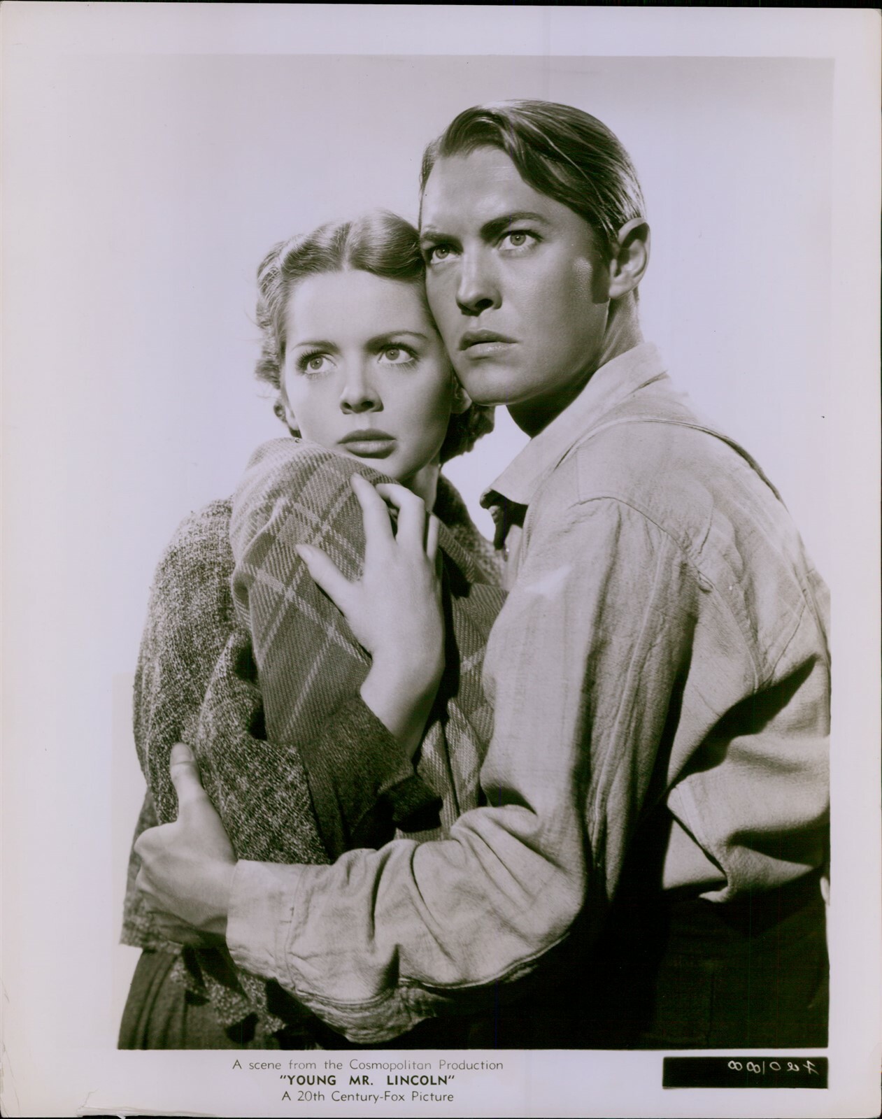 LG821 1939 Original Photo ARLEEN WHELAN RICHARD CROMWELL Young Mr Lincoln Film
