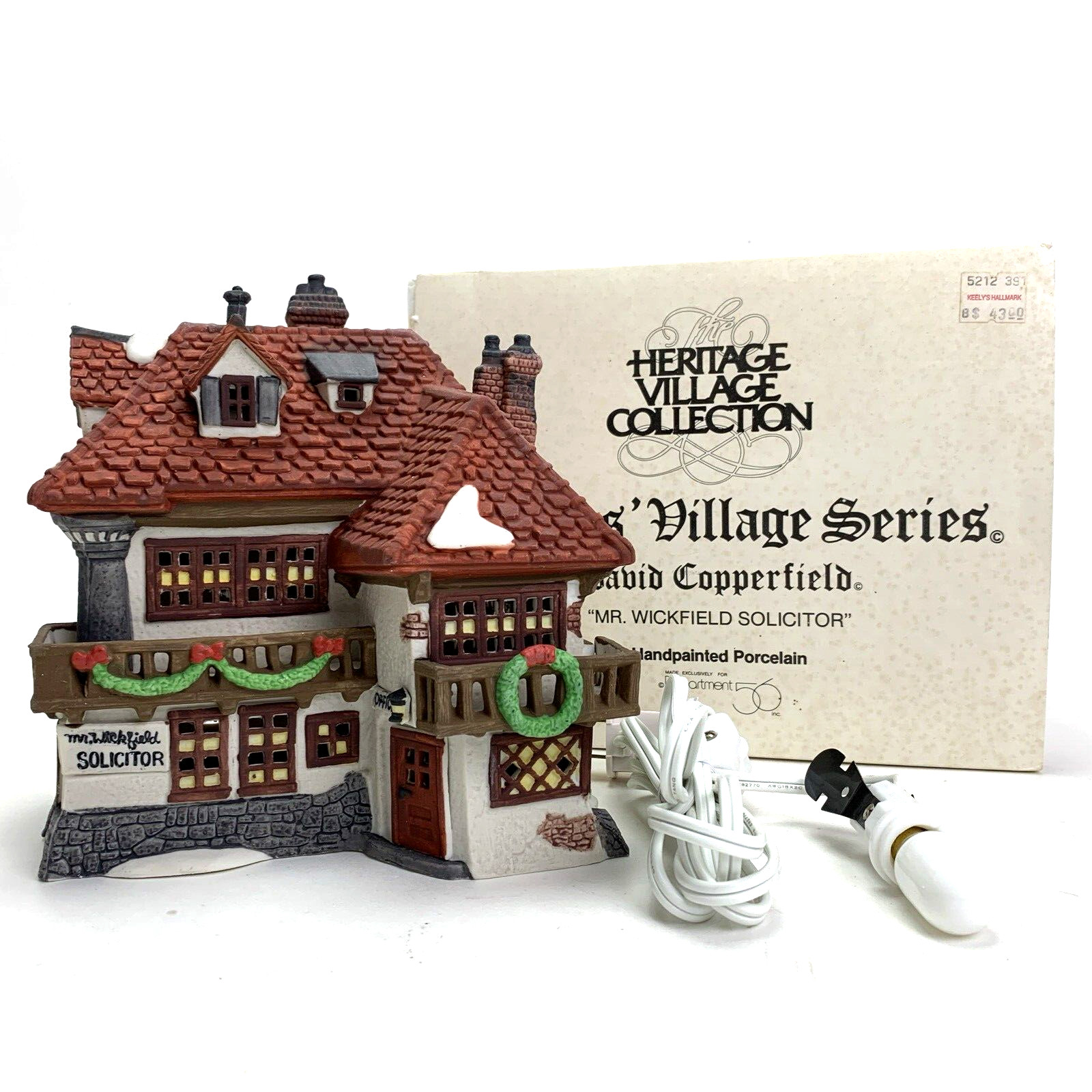 Dept 56 Mr. Wickfield Solicitor 55506 David Copperfield Dickens Village Series