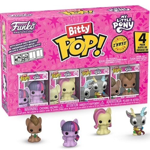 Funko Bitty POP My Little Pony - Twilight Sparkle, Fluttershy, Discord + Dr. H.