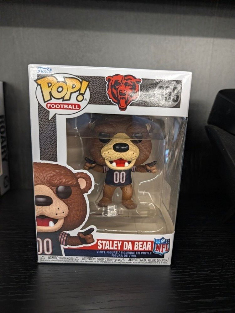 Funko POP Staley Da Bear Chicago Bears Mascot NFL Figure #358 Funko POP Staley Da Bear Chicago Bears Mascot NFL Figure #358
