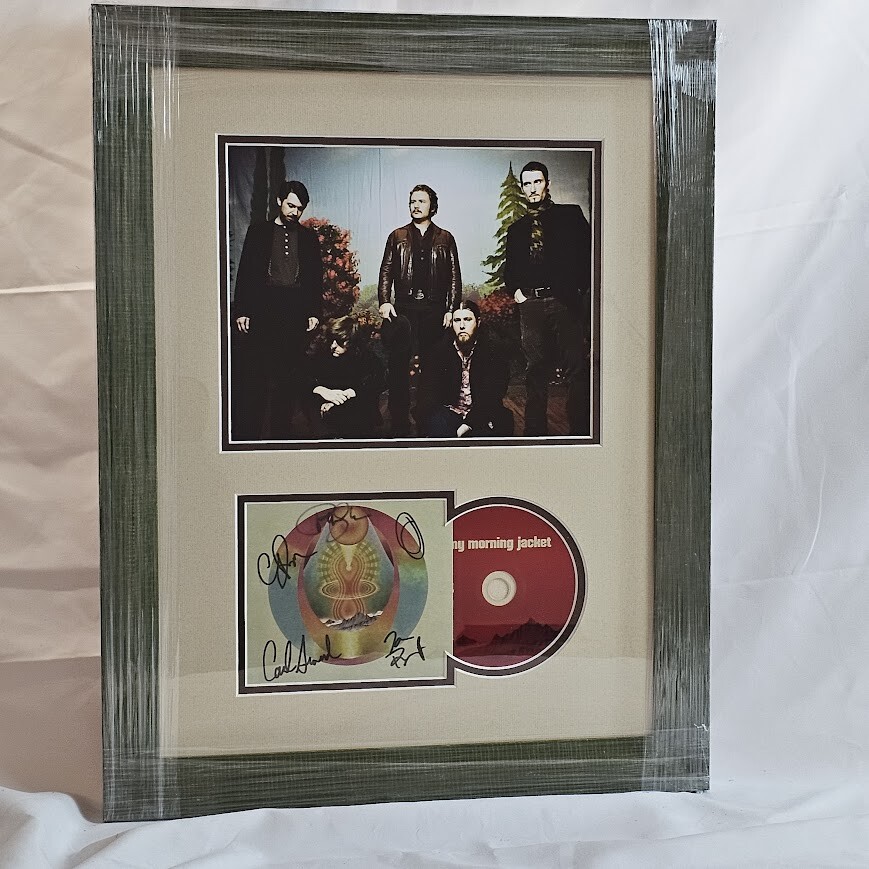 ​My Morning Jacket BAND SIGNED FRAMED  Autographed JSA COA Jim James
