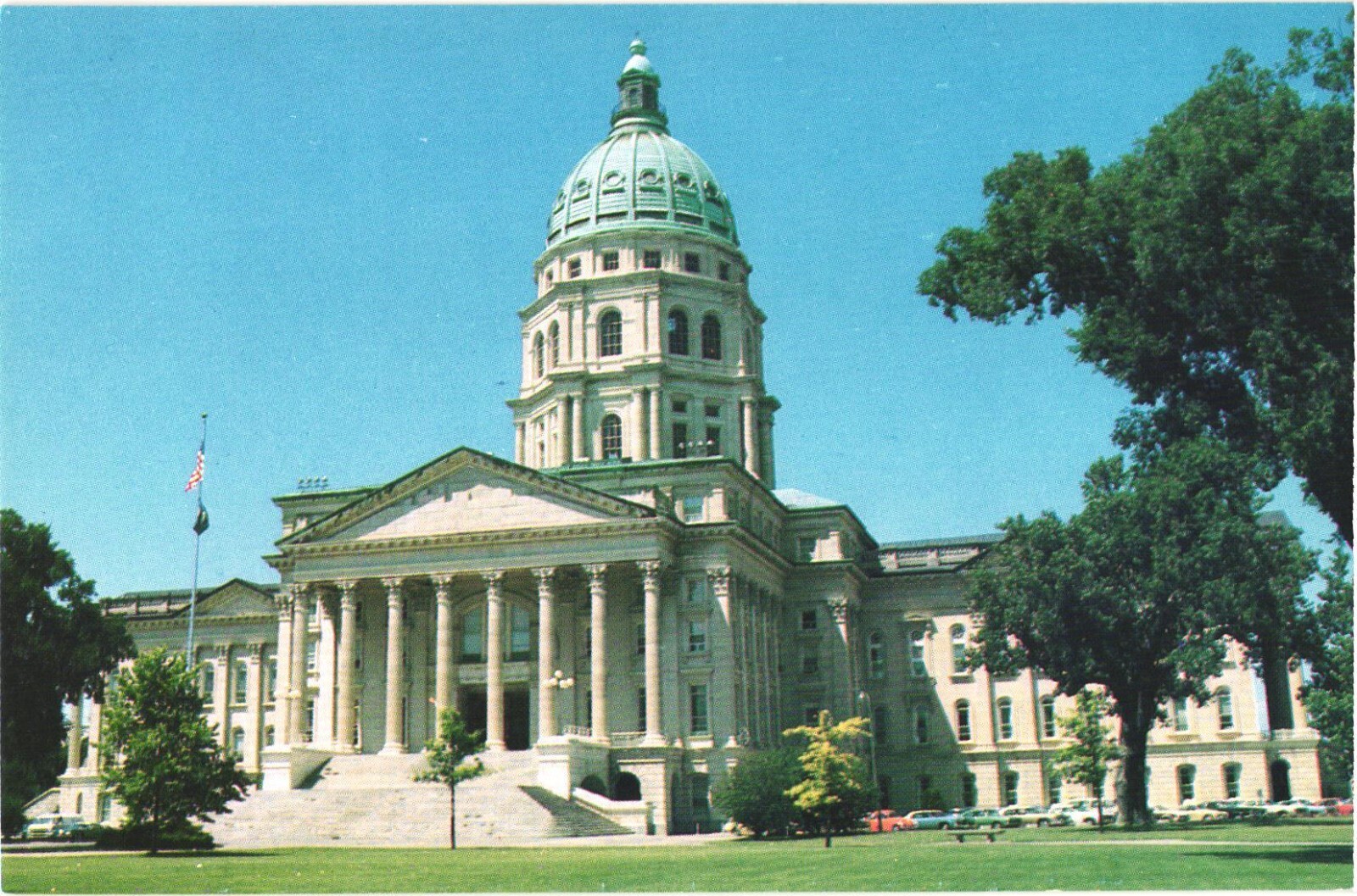 Topeka Kansas State Capitol Building Chrome Postcard c1970s Unused Topeka Kansas State Capitol Building Chrome Postcard c1970s Unused