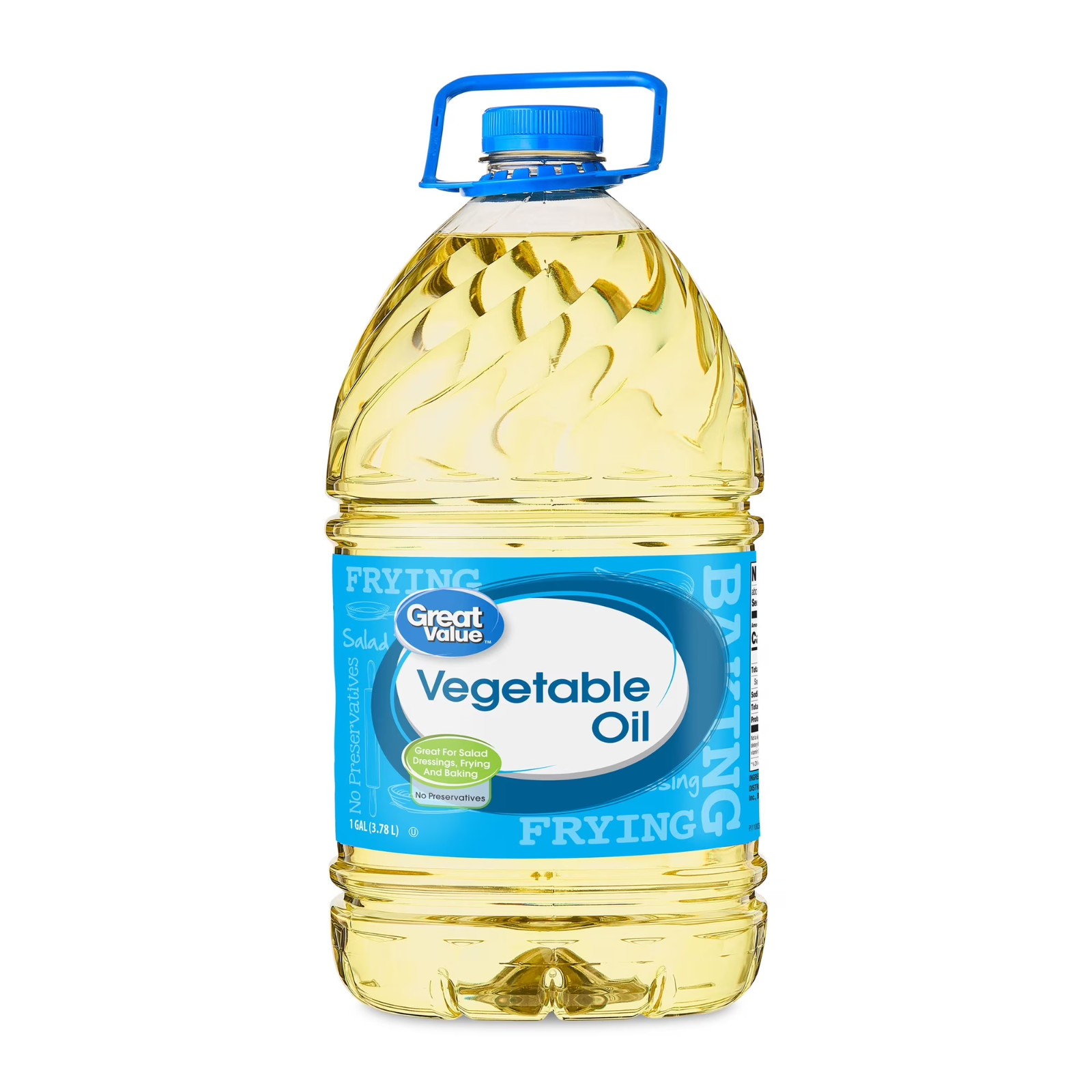 Great Value Vegetable Oil, Heart Healthy and Versatile, 1 Gallon Bottle... Great Value Vegetable Oil, Heart Healthy and Versatile, 1 Gallon Bottle...