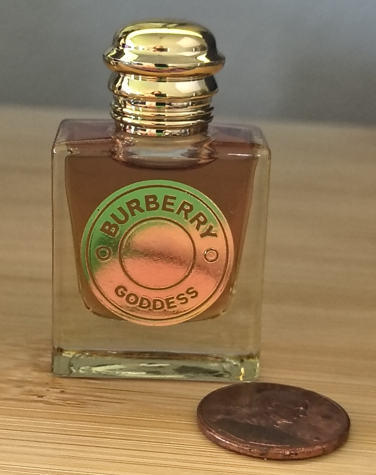 Burberry GODDESS Mini PERFUME Splash EDP Mini TRAVEL Size NEW 0.16 oz 5ml *read