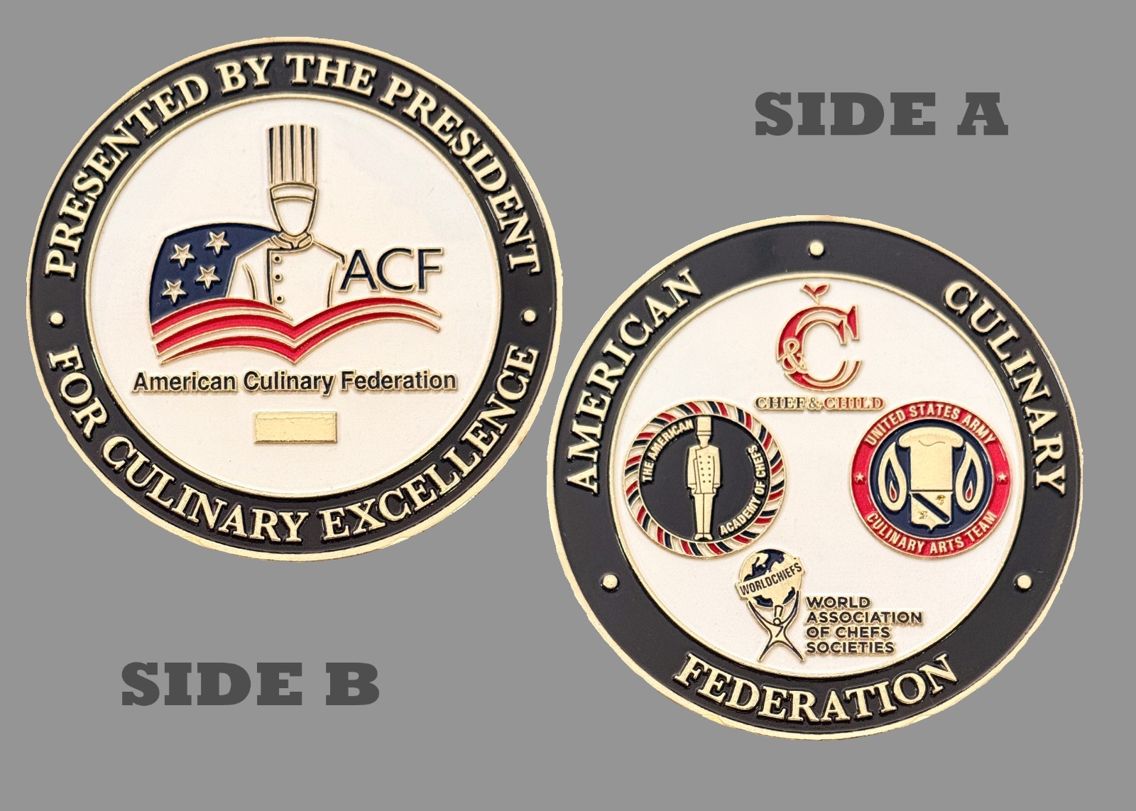 American Culinary Federation Chef Excellence Challenge Coin  1#27