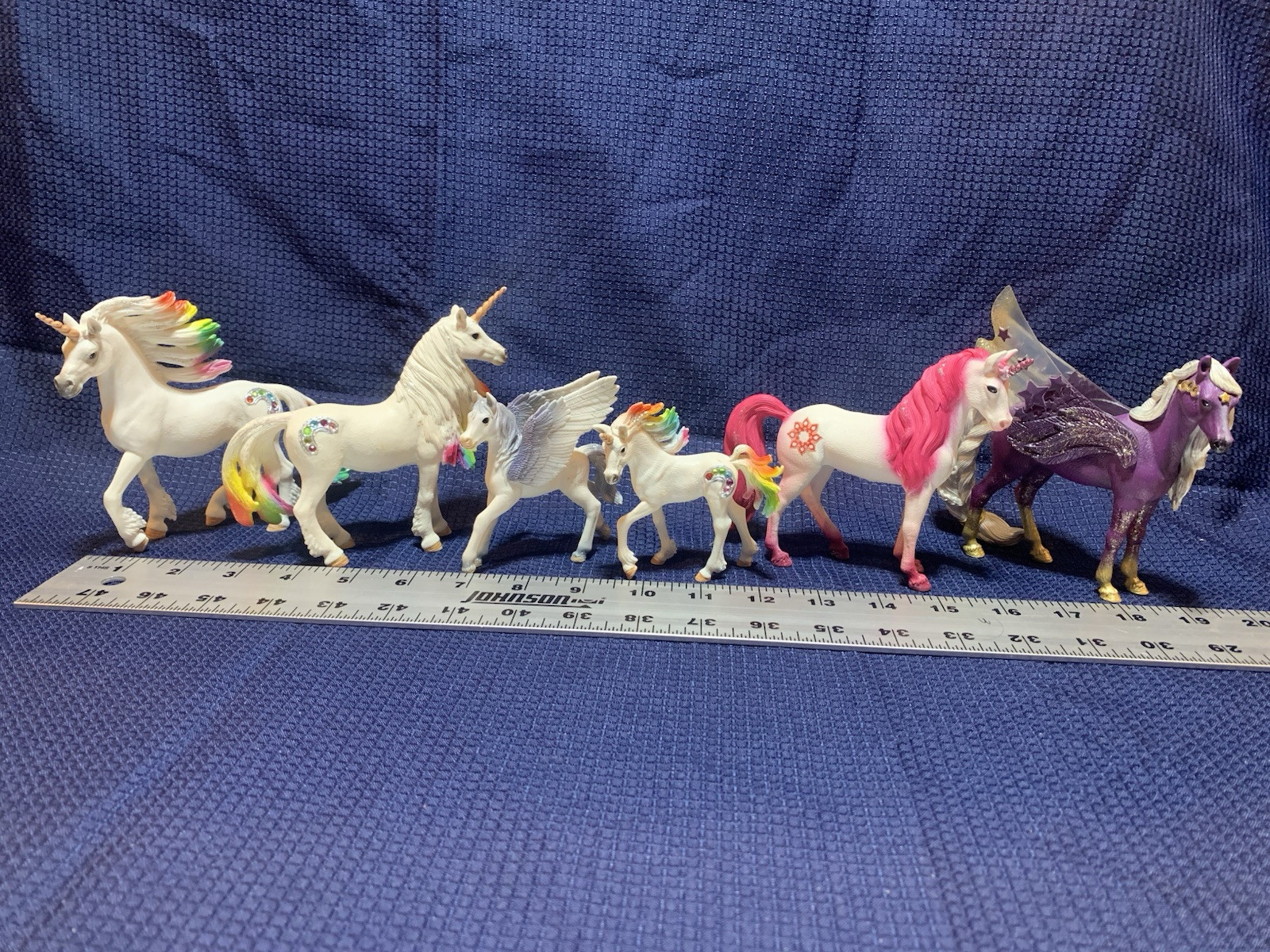 2015-2020 Schleich Mythical Fantasy Horse Figurine Lot - Pegasus - Unicorn