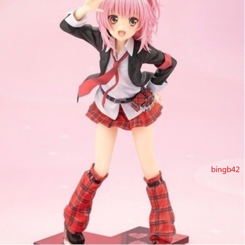 Anime Shugo Chara Hinamori Amu 10.2in Figure Model Statue Desktop Decor Boxed