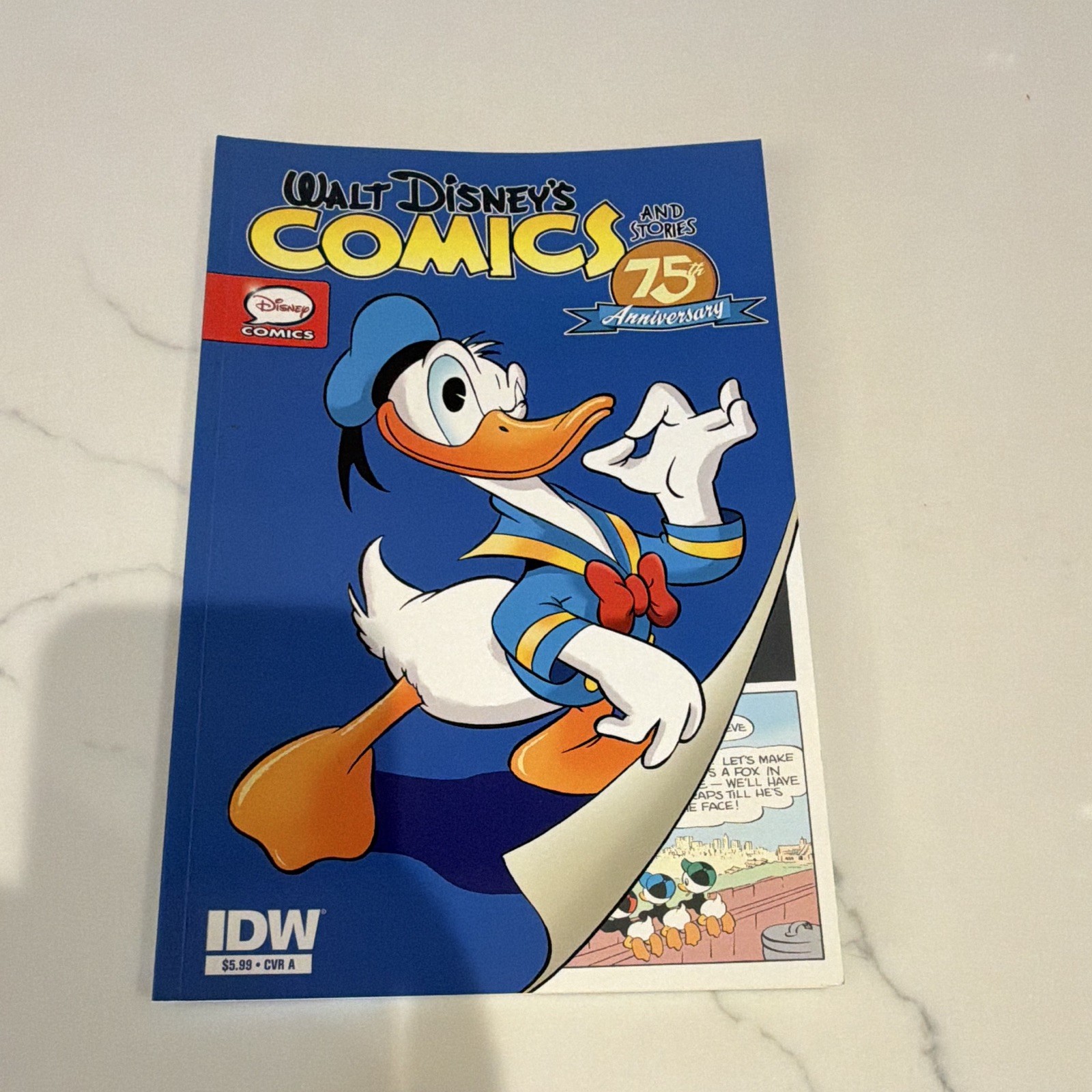 Walt Disney’s Comics and Stories 75th Anniversary Donald Duck IDW Comic