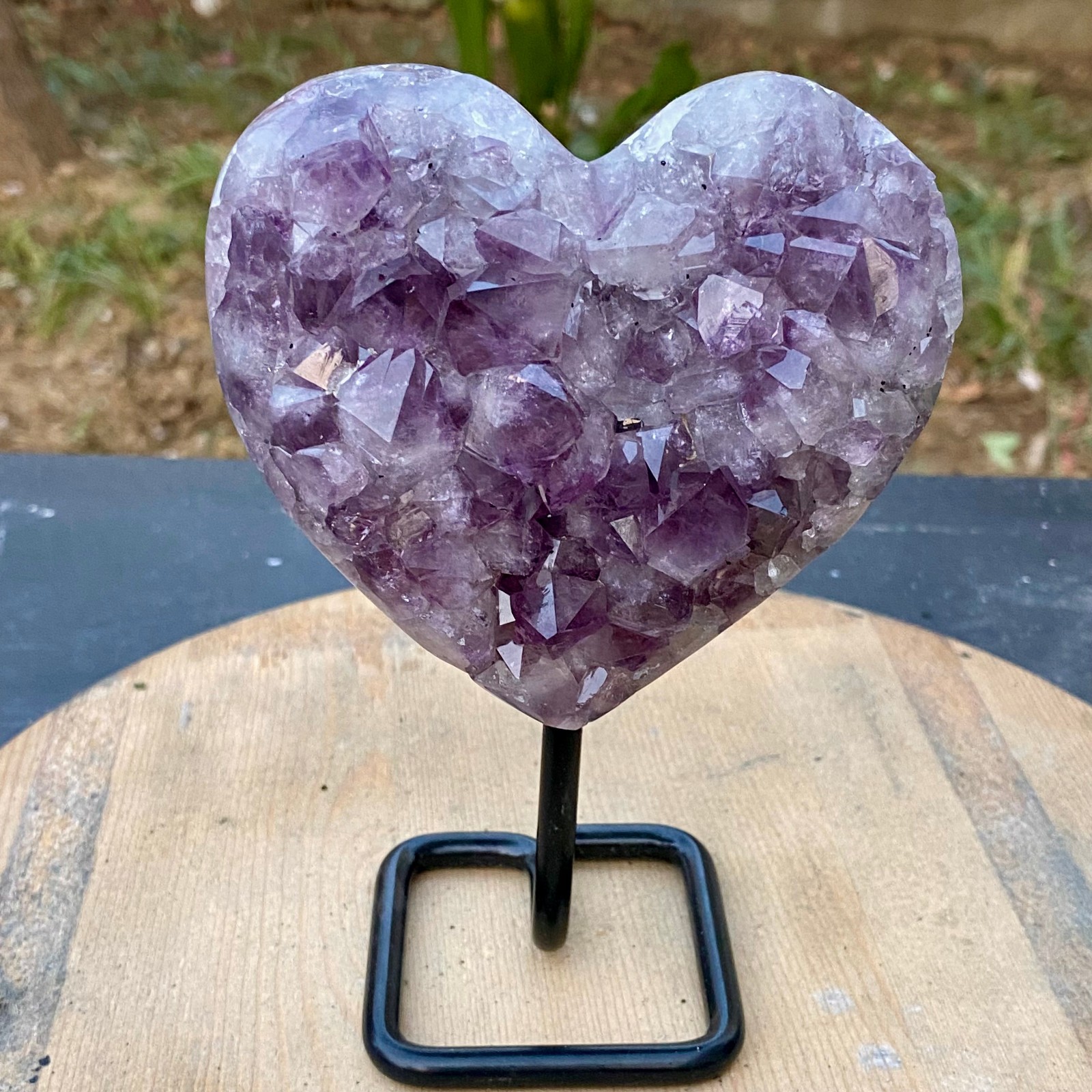 1.54LB Natural Amethyst cluster quartz cluster crystal mineral specimen Healing
