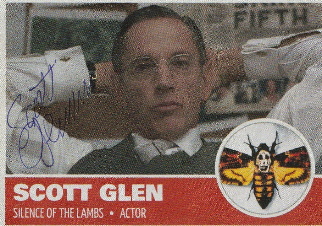 HOLLYWOOD ACTOR SCOTT GLEN SIGNED CUSTOM CARD RARE
