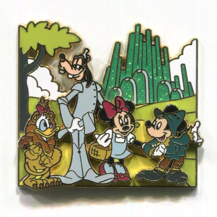 Disney Pins Wizard of Oz Mickey Minnie Donald Goofy Great Movie Ride Moments Pin