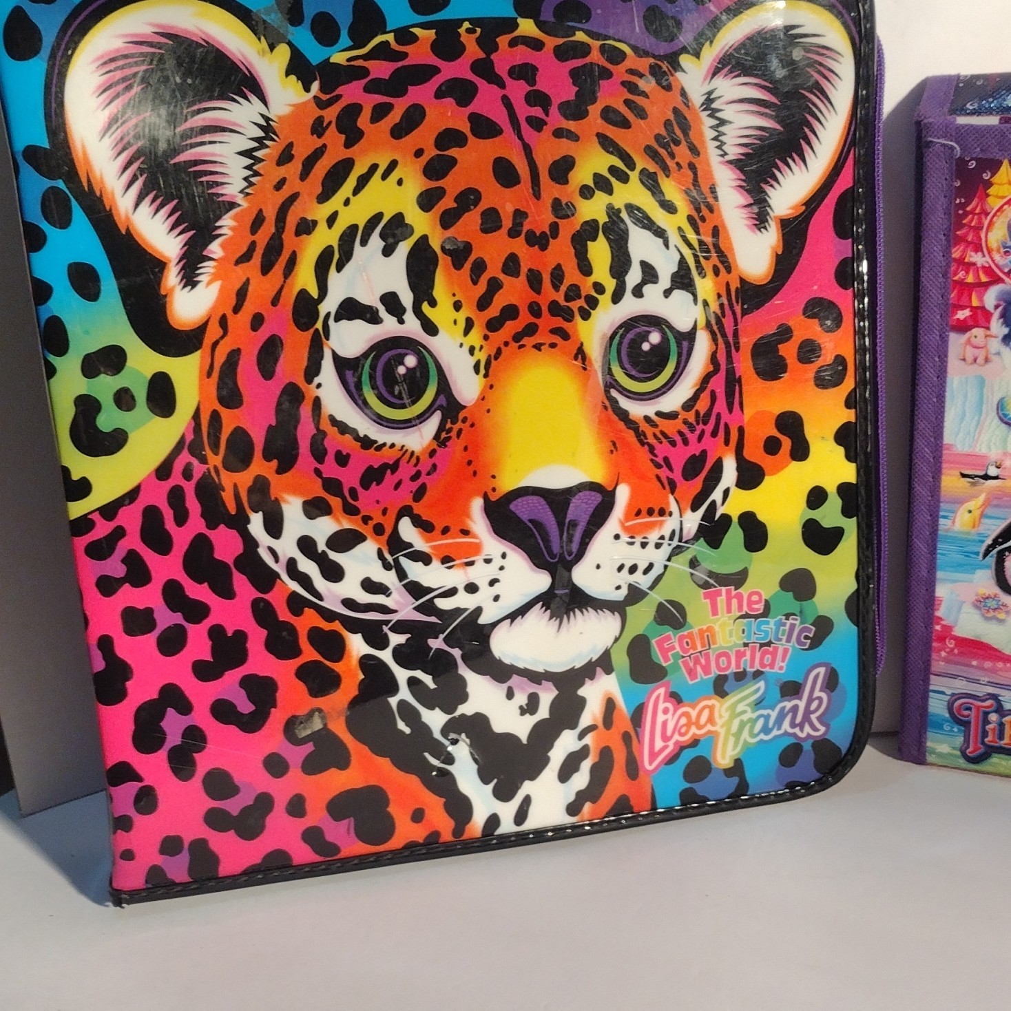 Vintage Lisa Frank 3 Ring Binder Hunter Zip Up Vintage Lisa Frank 3 Ring Binder Hunter Zip Up