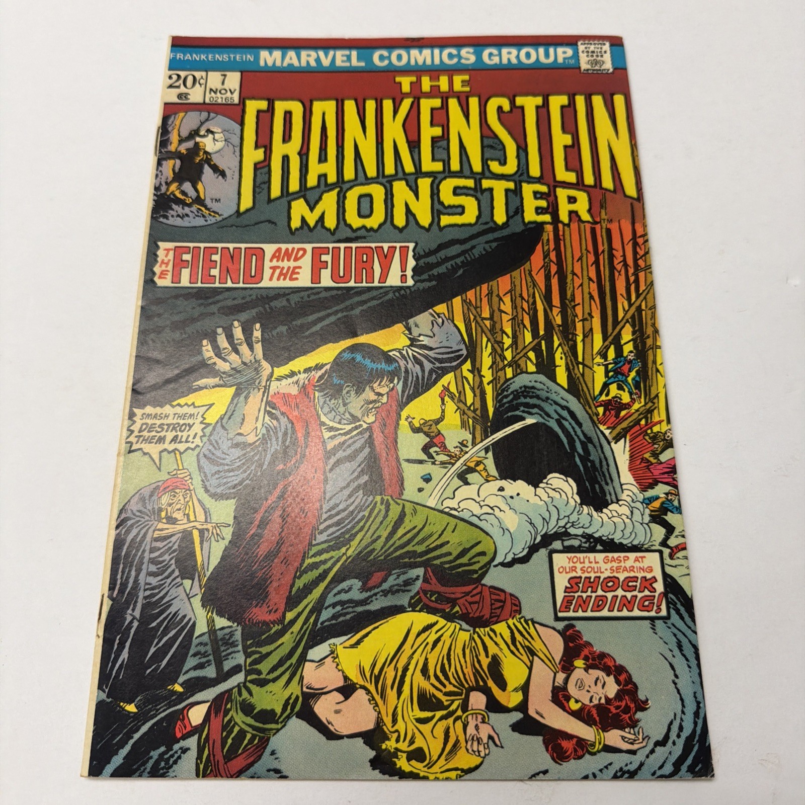 The Frankenstein Monster #7 Comic Book 1973 Marvel 