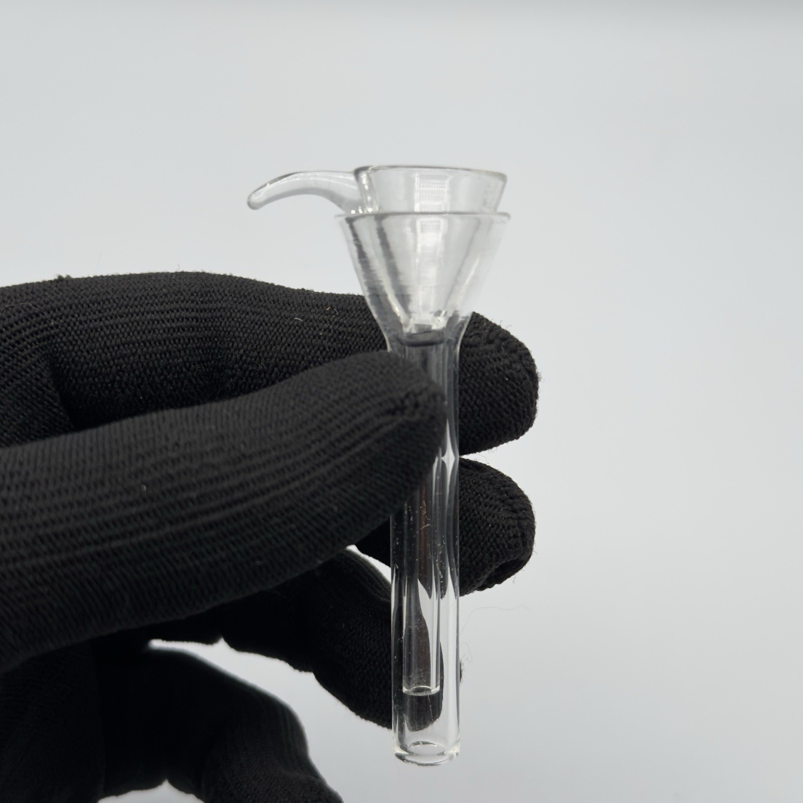 9mm 2pc Glass Downstem  | Bong Water Pipe Slide | Replacement Stem | Clear