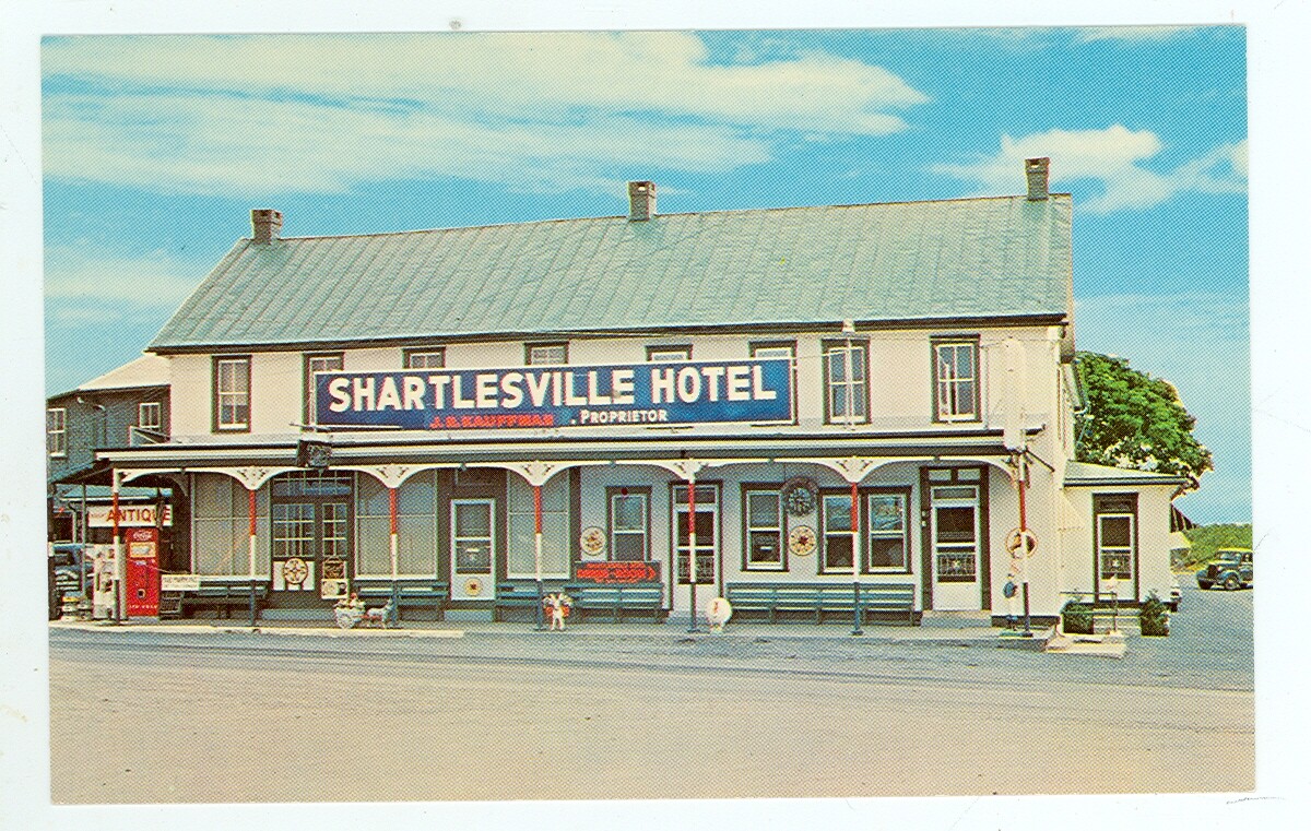 Shartlesville, Pennsylvania, Shartlesville Hotel (ShartlPA47 Shartlesville, Pennsylvania, Shartlesville Hotel (ShartlPA47