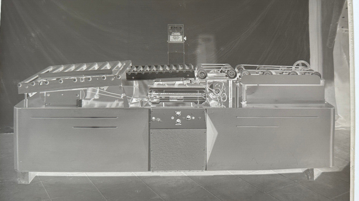 1957 ACME SCALE COMPANY California FULL CAPACITY BEAM Black & White Negative