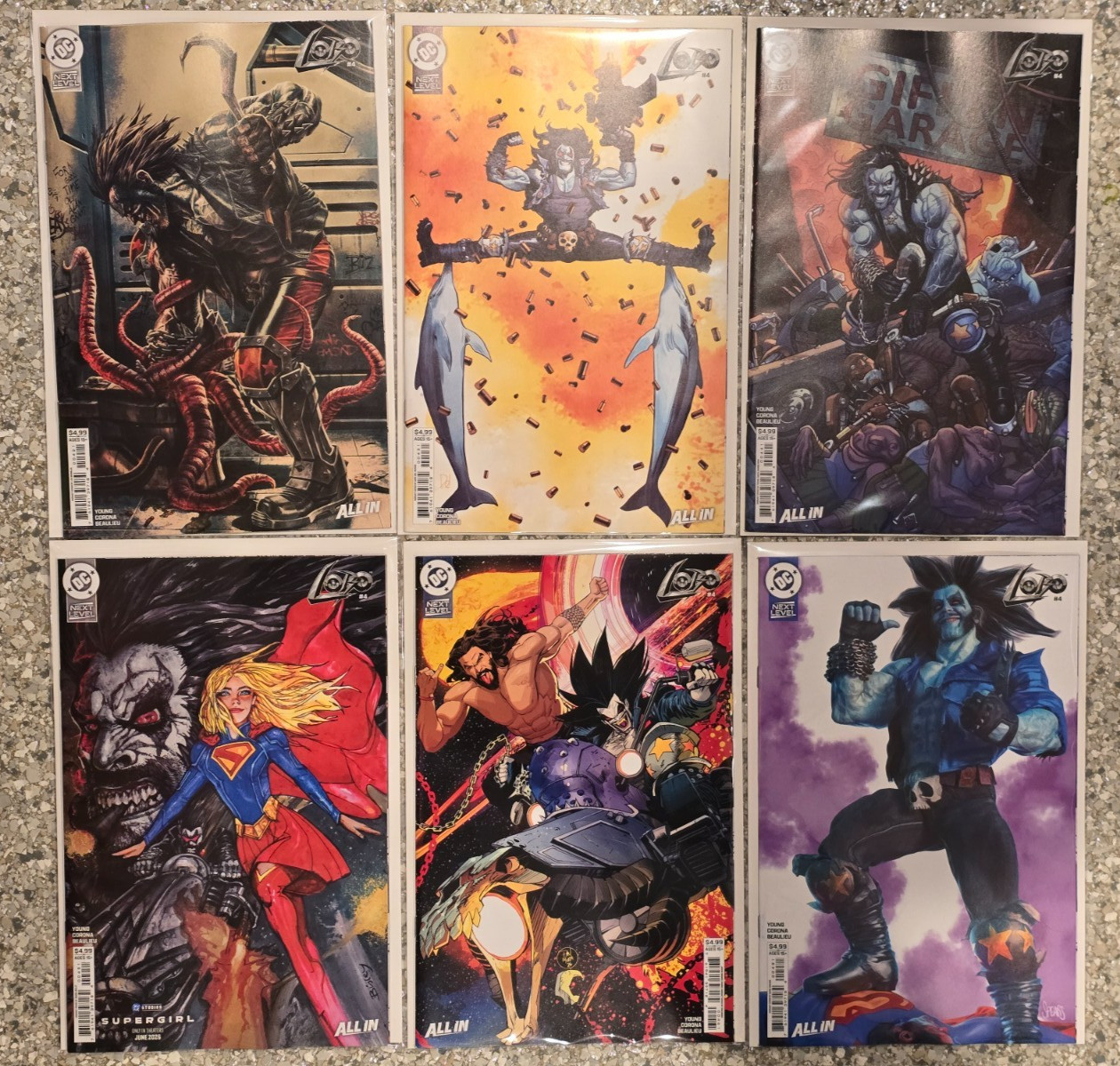 LOBO #4 SET OF 6 COVERS B, C, D, E, F, & H NM DC COMICS 2026