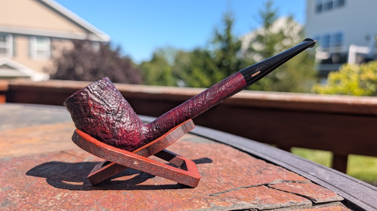 Vintage 1970s Savinelli De Luxe Milano 7004 Sandblast Liverpool Pipe – Unsmoked