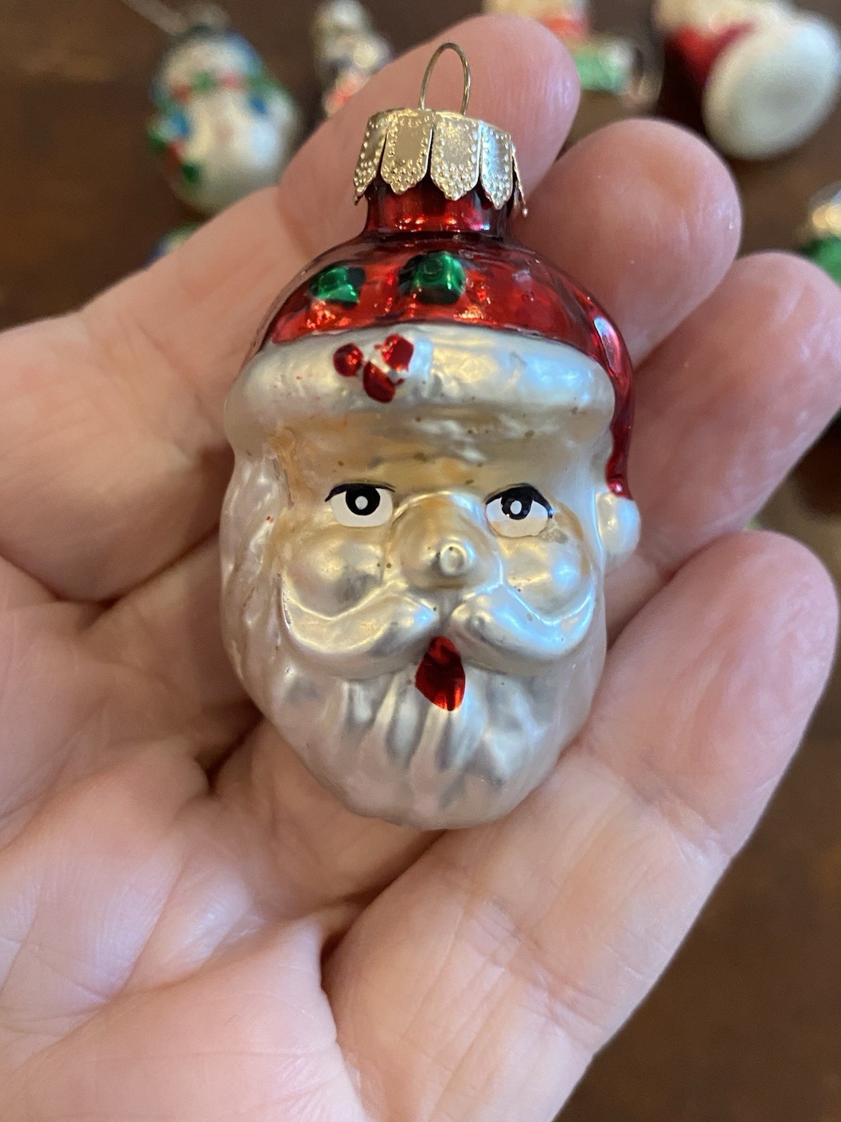 Vtg Rauch Mercury Glass Ornaments Christmas Hand Blown Mini Lot Of 40 Read
