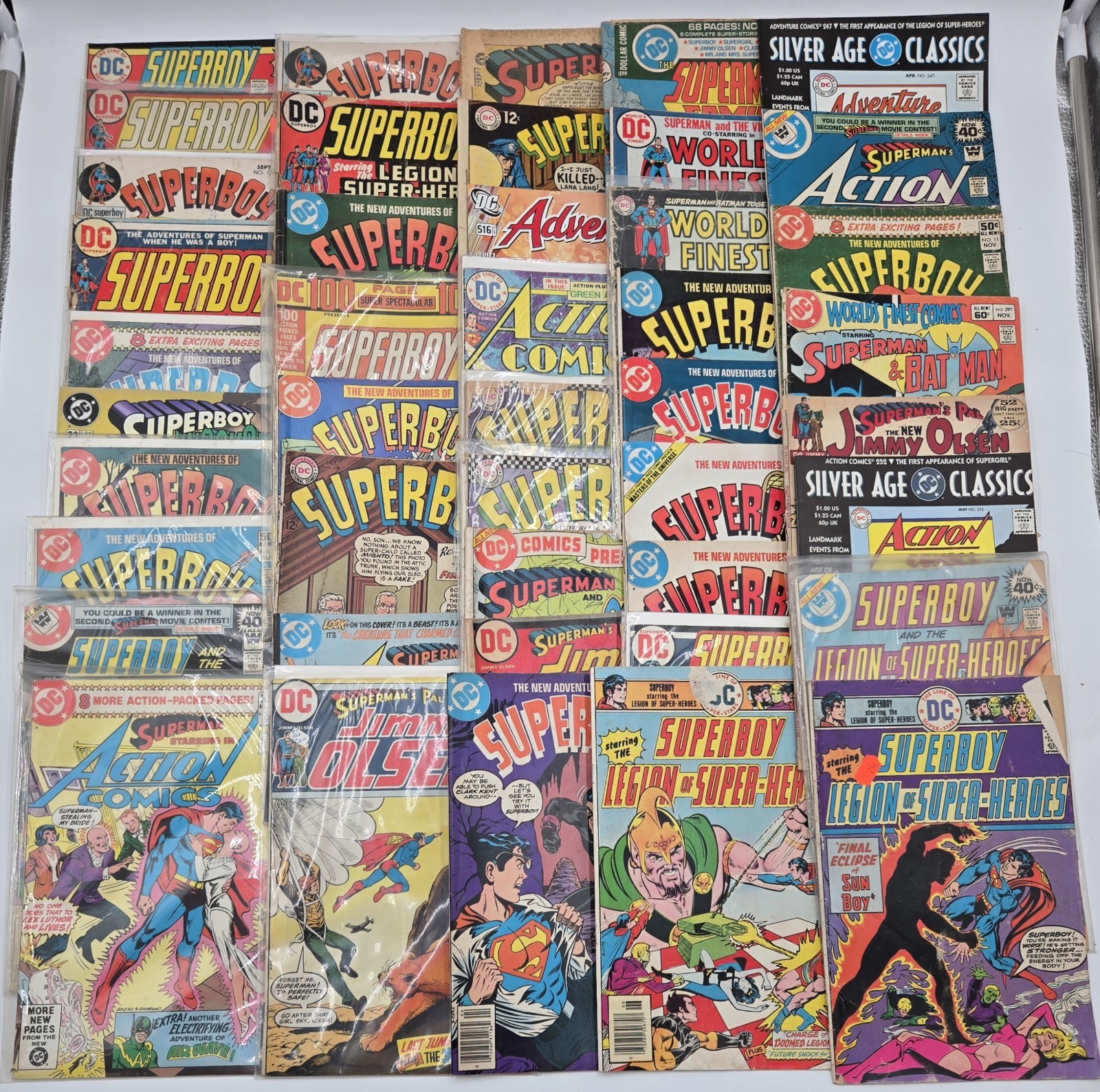 Lot Of 44 DC Superman/Superboy Comic Books