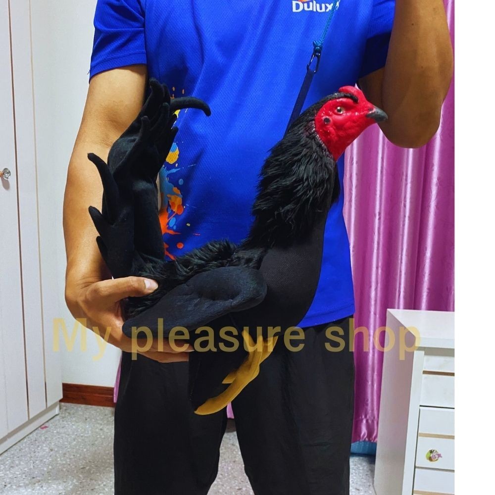 C9 Realistic Silicone Chicken Figurine  Rooster Collectible Farmhouse Decor Prop