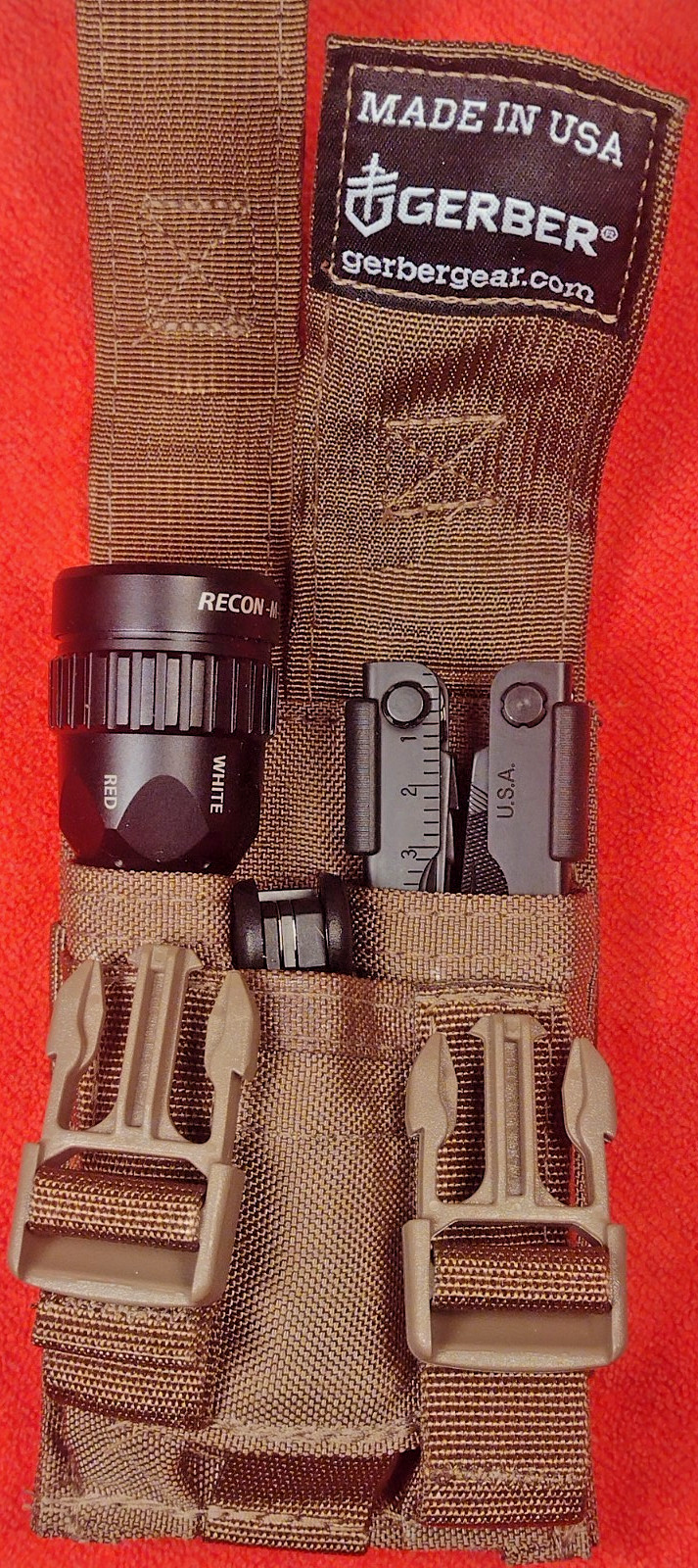 Gerber Individual Deployment Kit MP600 eFect Recon M II Flashlight Coyote Pouch Gerber Individual Deployment Kit MP600 eFect Recon M II Flashlight Coyote Pouch