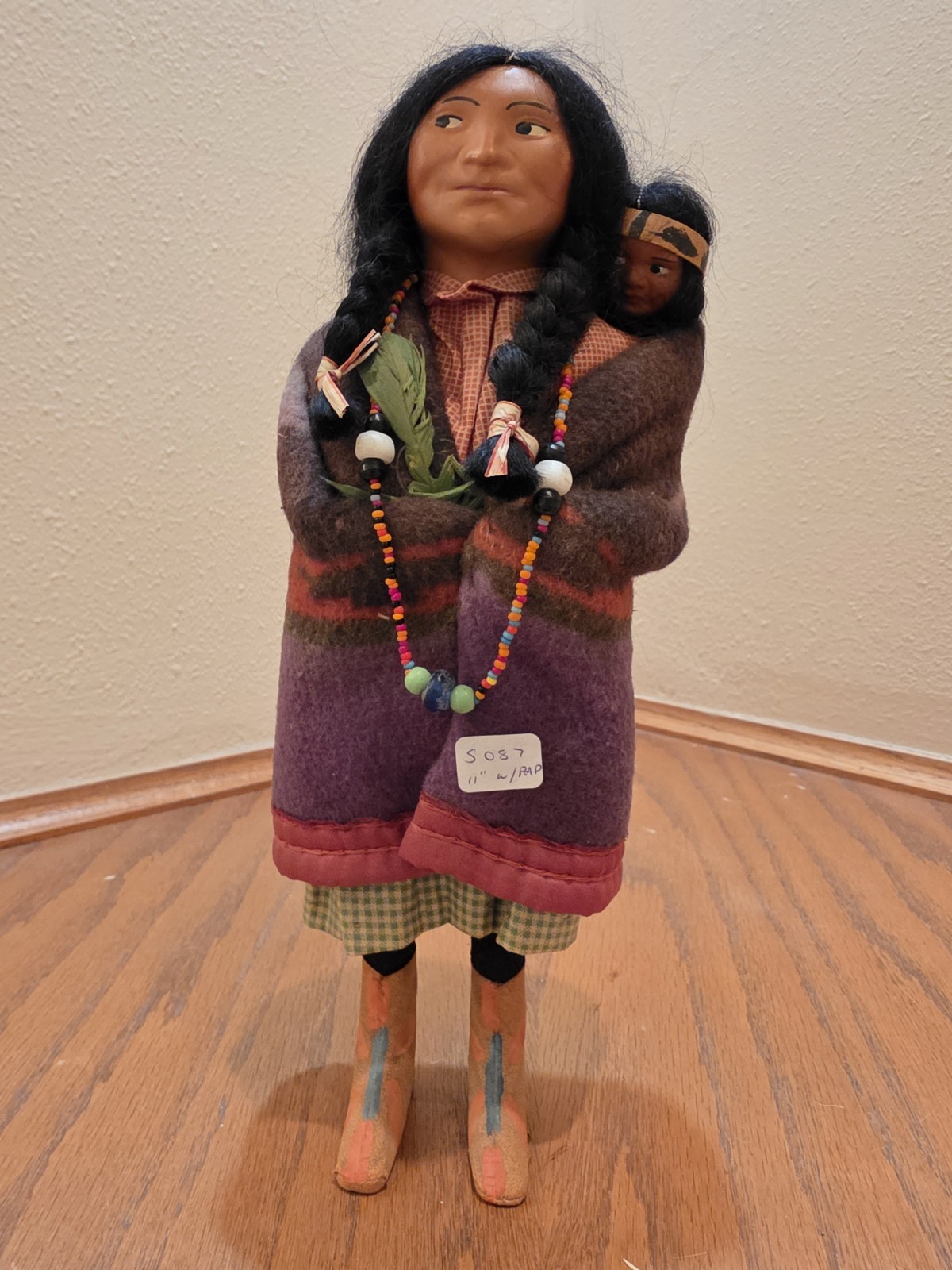 Nice early Skookum 11 Inches tall.