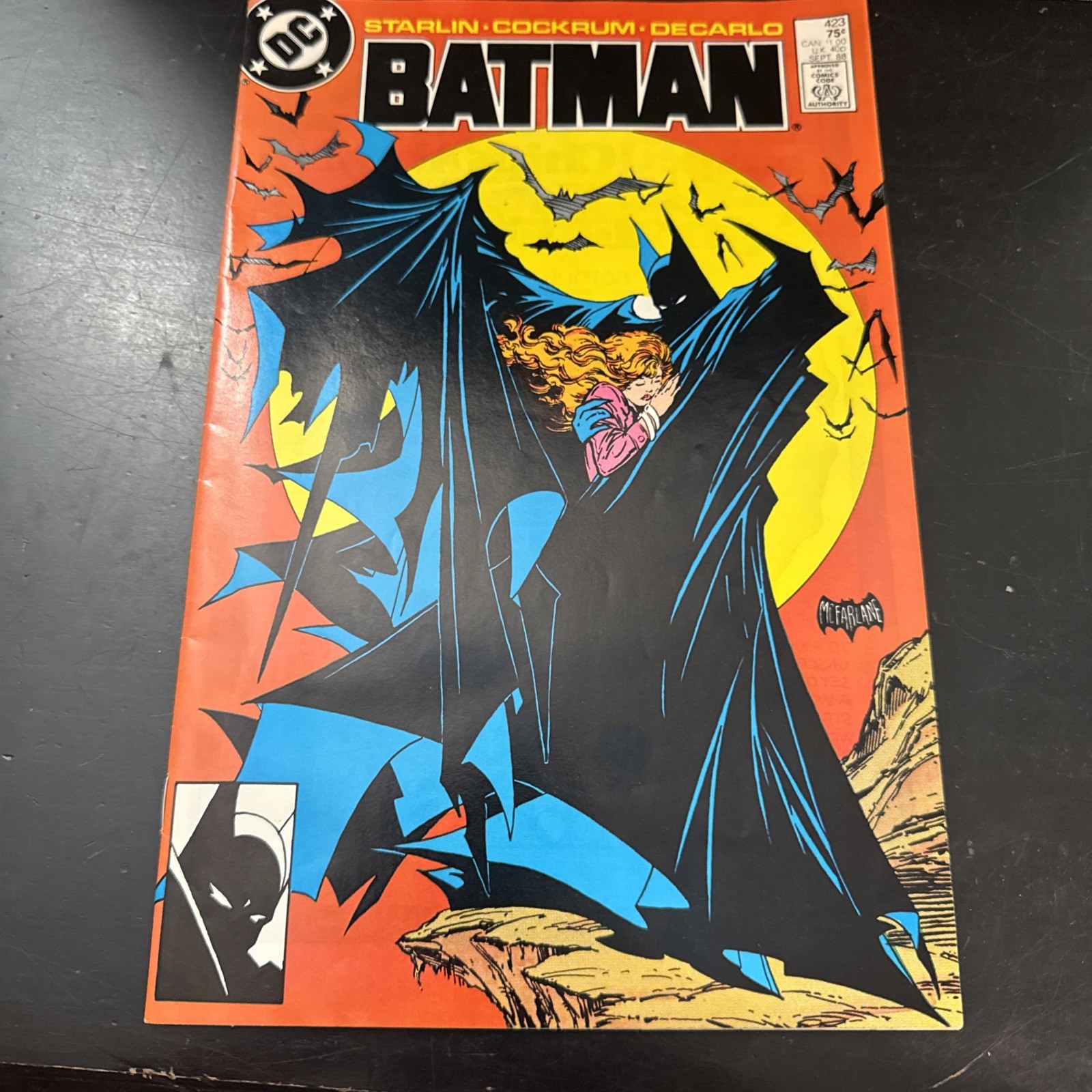 DC Comics Batman #423 (1988) Direct Edition, Todd McFarlane  (FIRST PRINTING)