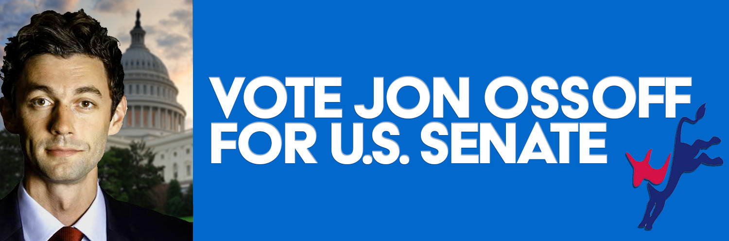  VOTE for Jon Ossoff 2026. Premium Sticker