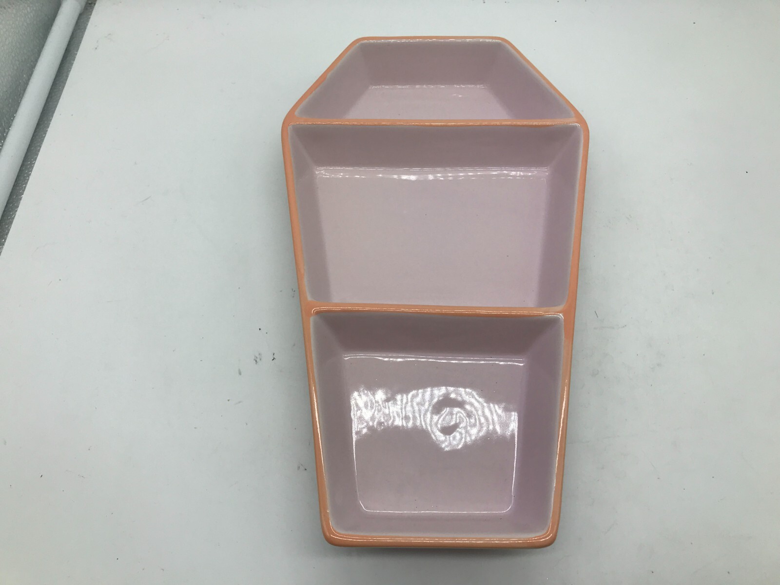 Ashland Ceramic 12in Pink Coffin Serving Tray BB02B14021
