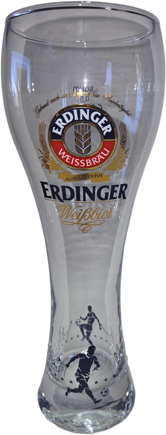 Erdinger German Beer Glass 0.5L - Set of 4