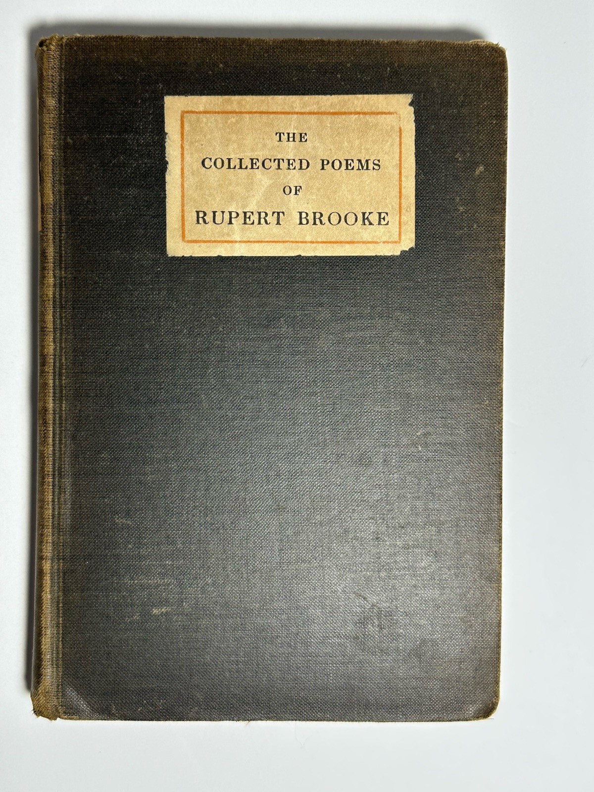 Antique Book Collected Poems of Rupert Brooke Published 1915
