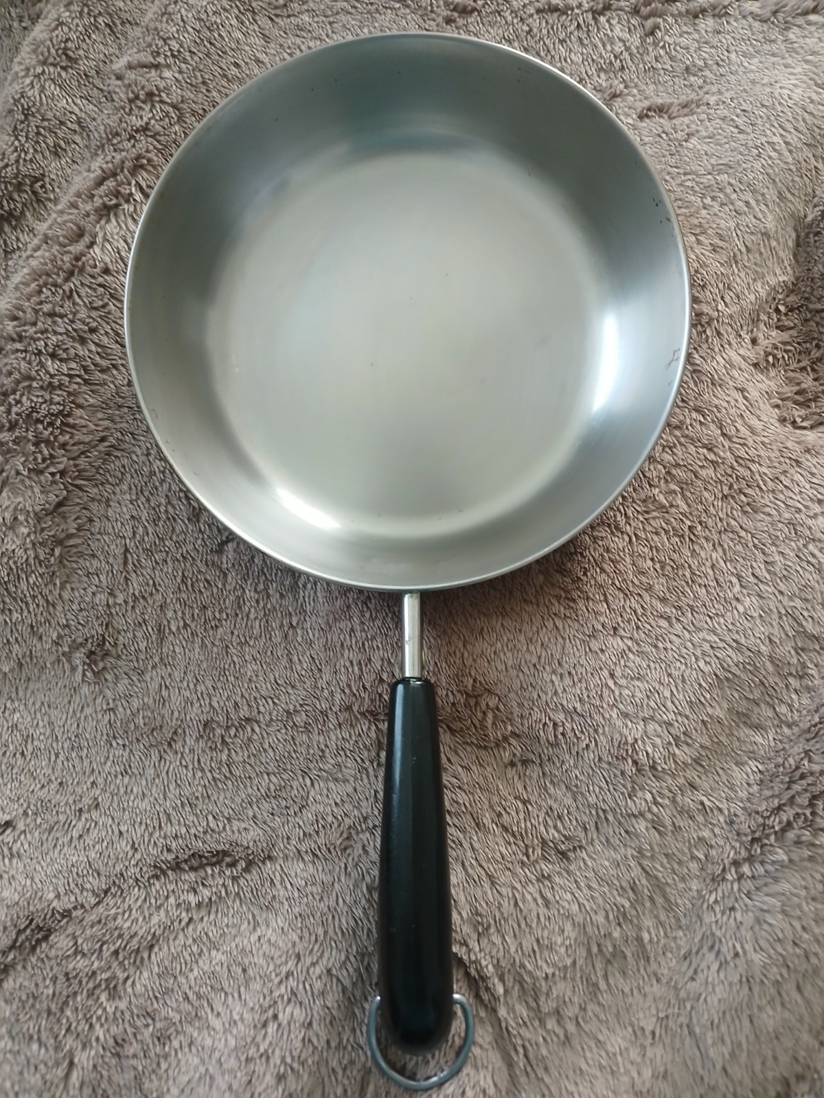 Vintage 1801 Revere Ware 7 Inch Stainless Steel Copper Bottom Skillet Fry Pan