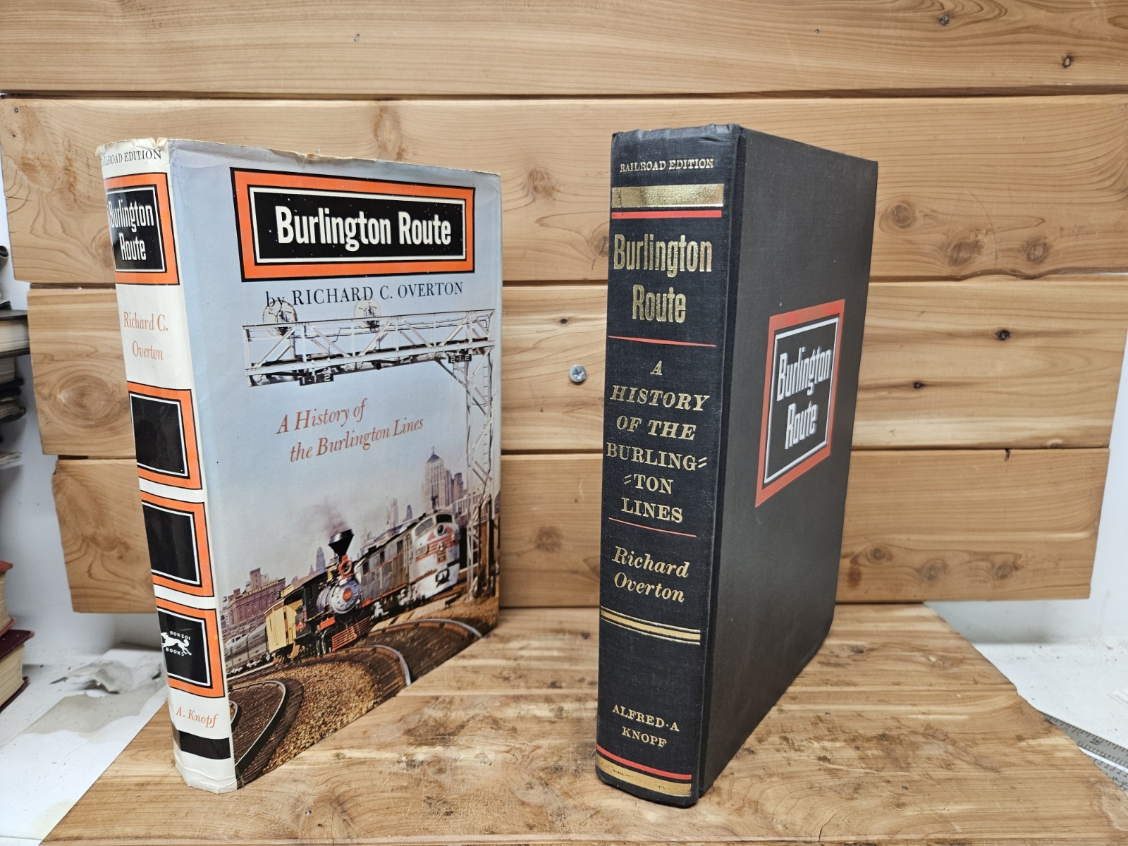 Burlington Route A History of the Burlington Lines by Overton 1965 First Edition