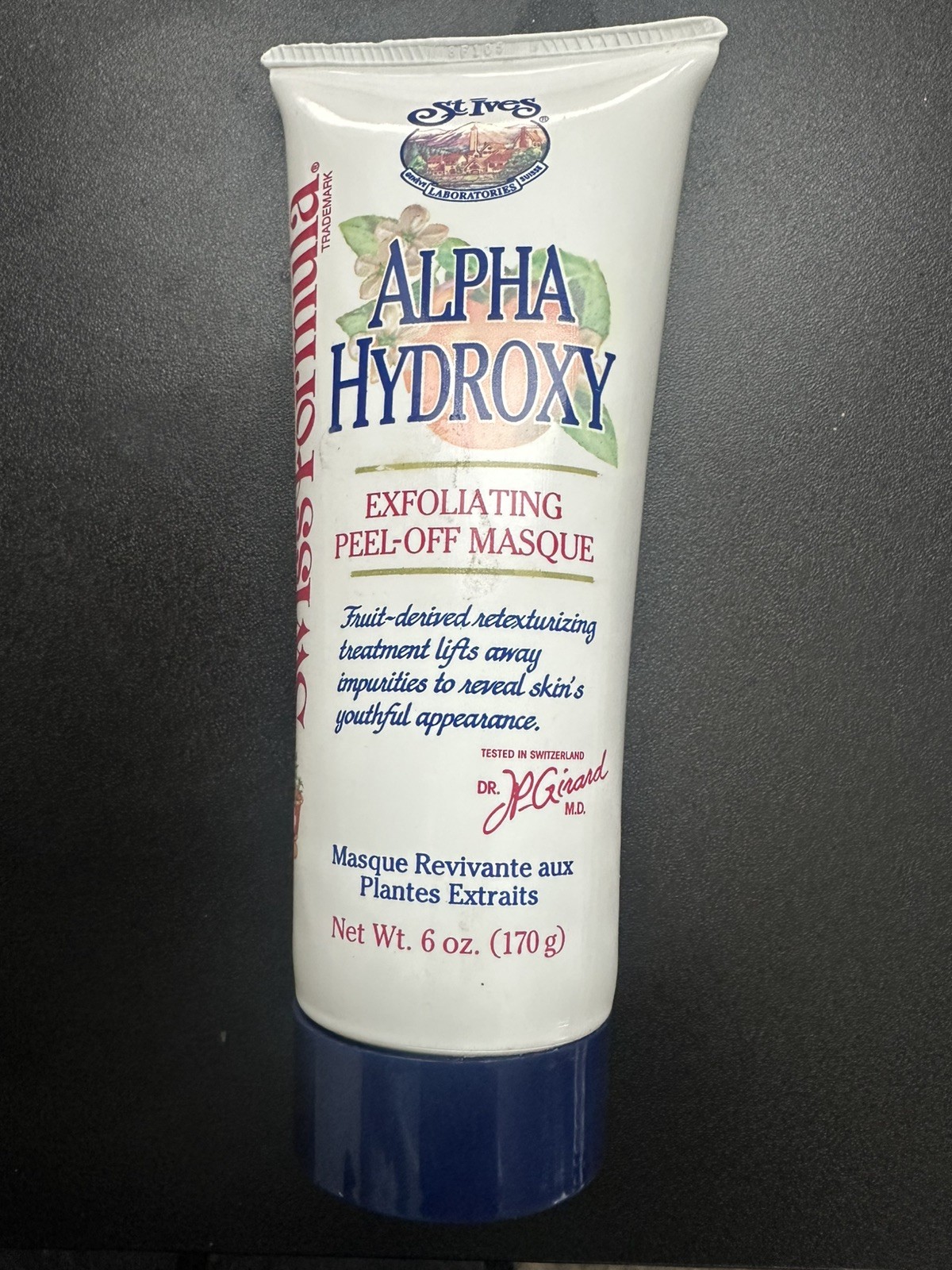 Vintage St Ives Alpha Hydroxy Peel Off Mask 6oz- Prop