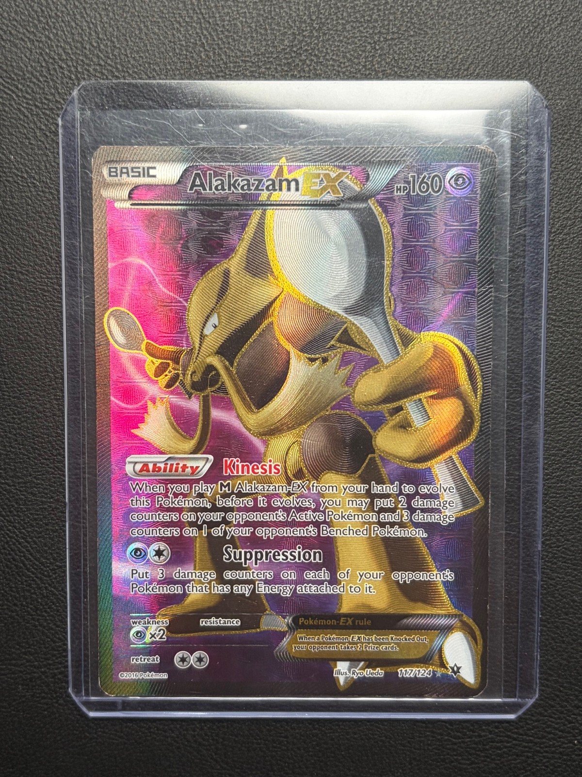 XY - Fates Collide #117/124 Alakazam EX (Full Art)