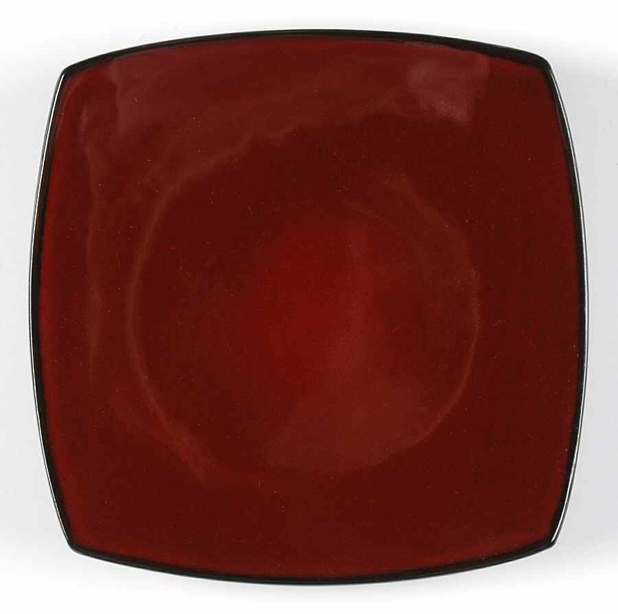 Gibson Designs Soho Lounge Red Salad Plate 7681427