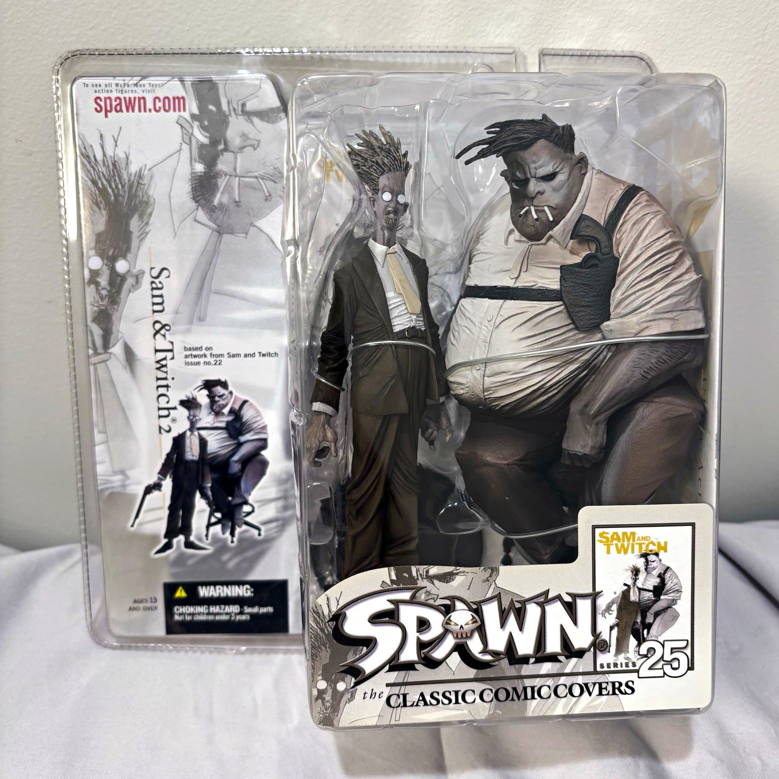 McFarlane Toys Spawn Classic Comic Covers Sam & Twitch Box 25 Boxed Unopened