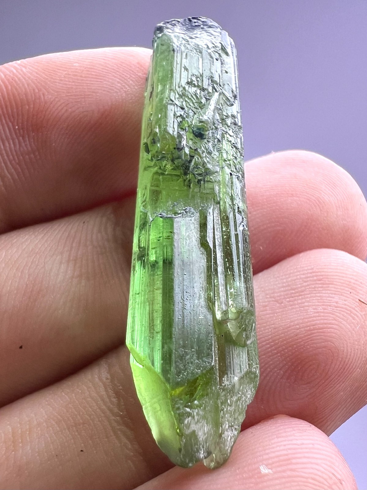 28 CT. Well Terminated Top Quality Gemmy Tourmaline Crystal - Kunar, AFG 28 CT. Well Terminated Top Quality Gemmy Tourmaline Crystal - Kunar, AFG