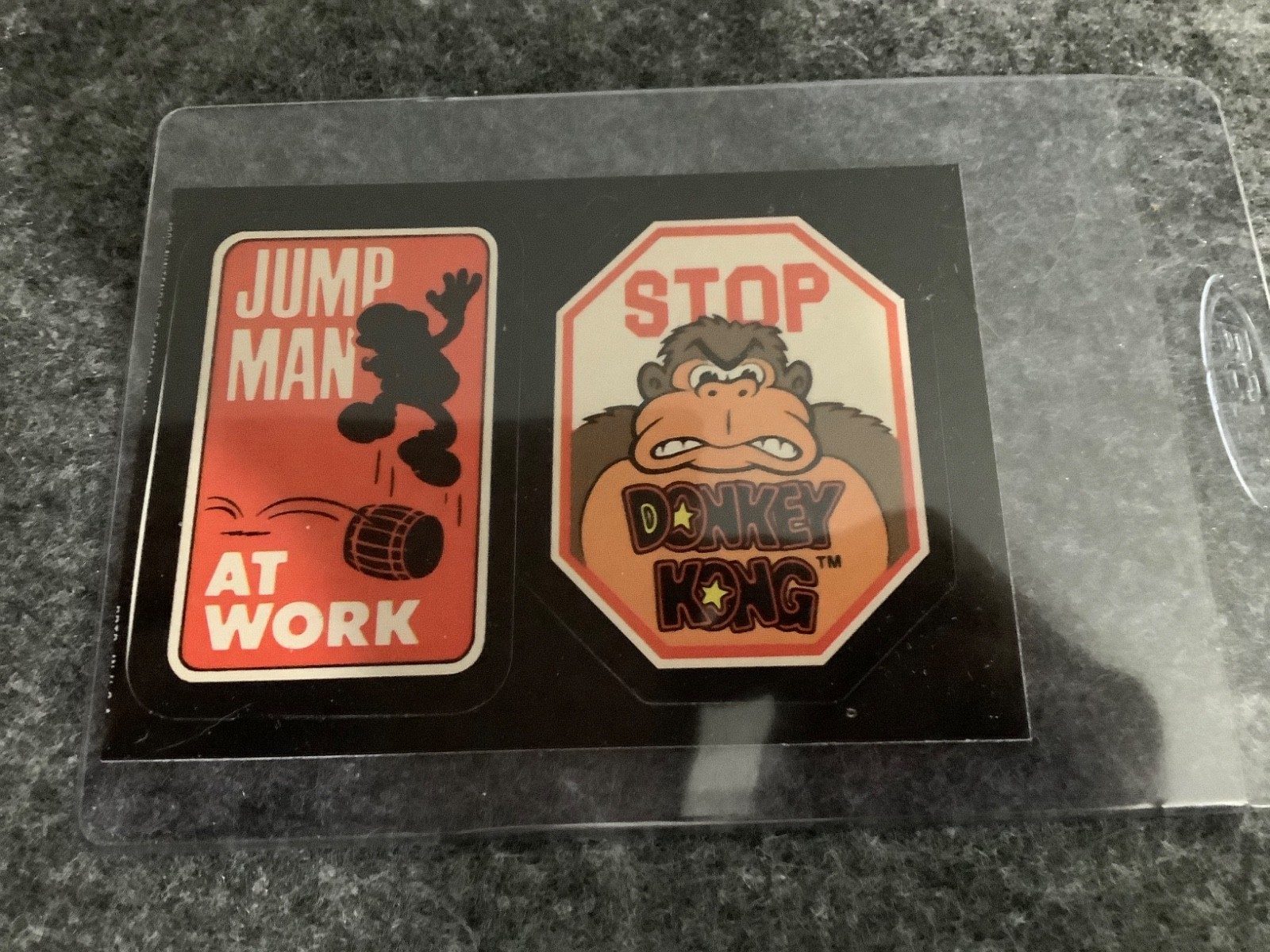 Mario Donkey Kong 1982 Video Game Topps Sticker Card