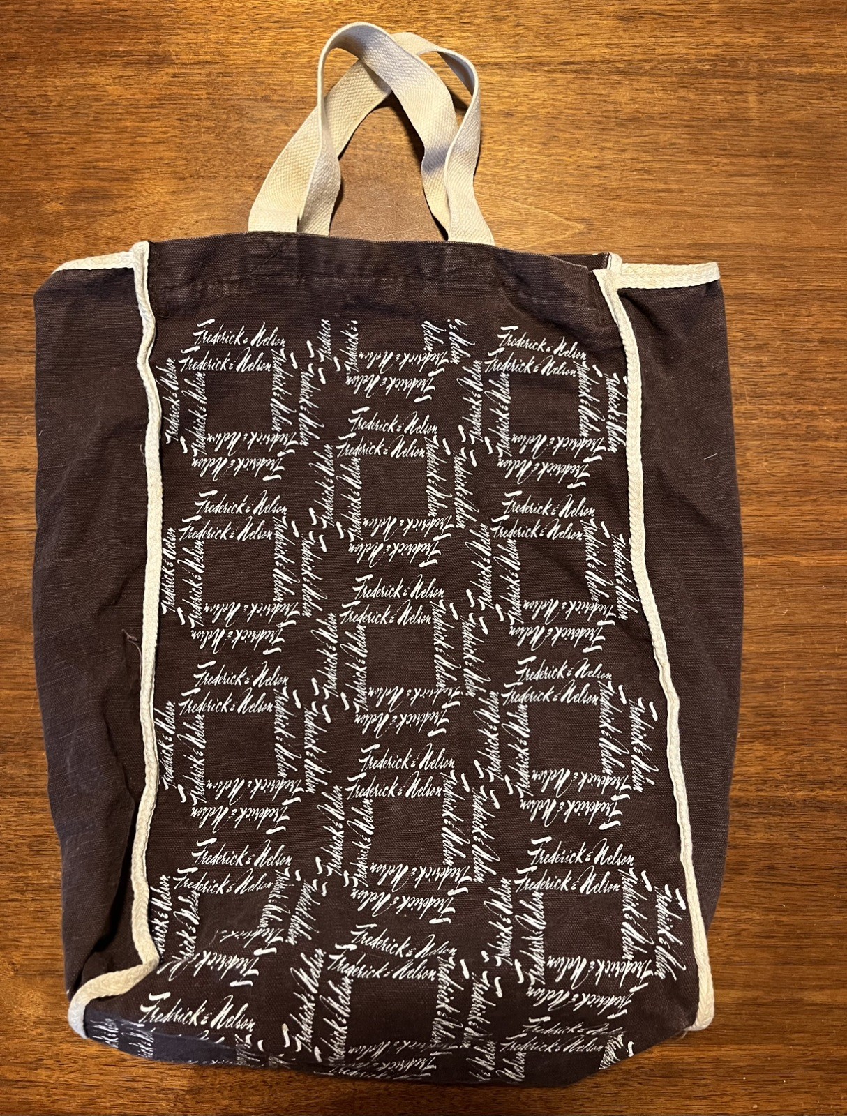 VTG  Frederick & Nelson Canvas tote bag Seattle Pacific Northwest history Rare