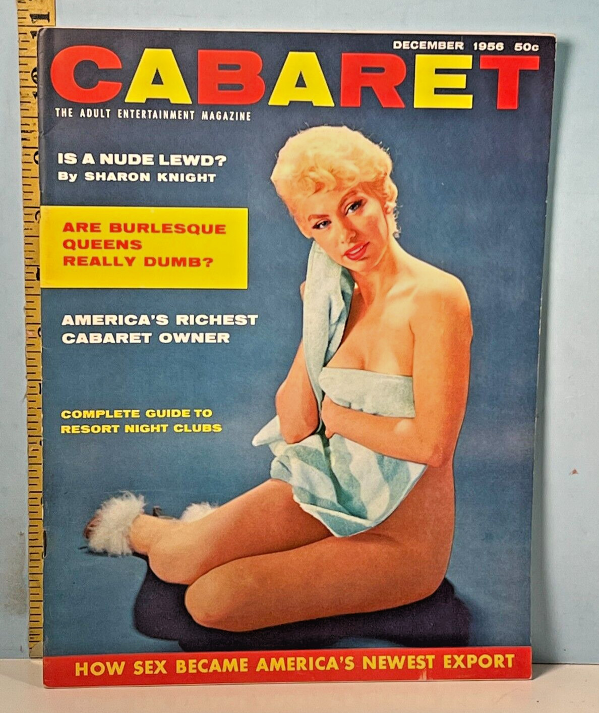 December 1956 Cabaret Pin-Up Cheesecake Risque Magazine EX December 1956 Cabaret Pin-Up Cheesecake Risque Magazine EX