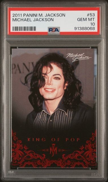 2011 MICHAEL JACKSON #53 PANINI 2011 MICHAEL JACKSON #53 PANINI