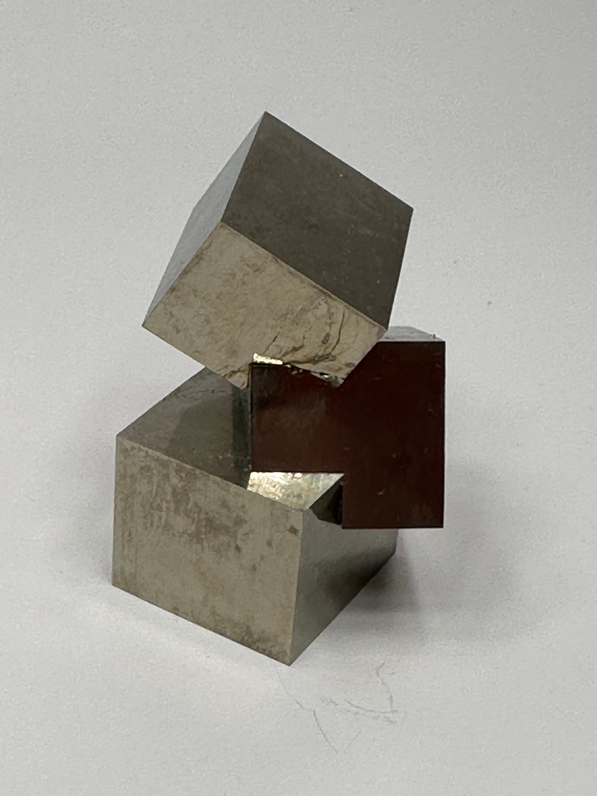 LARGE Rare Lusterous Entwined Interlocking Rectangle Pyrite Cube Cluster_Spain LARGE Rare Lusterous Entwined Interlocking Rectangle Pyrite Cube Cluster_Spain