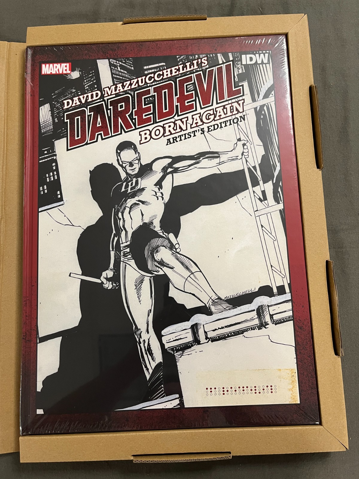 David Mazzucchelli's Daredevil Born Again Artist's Edition : 2nd Ed. : Brand New