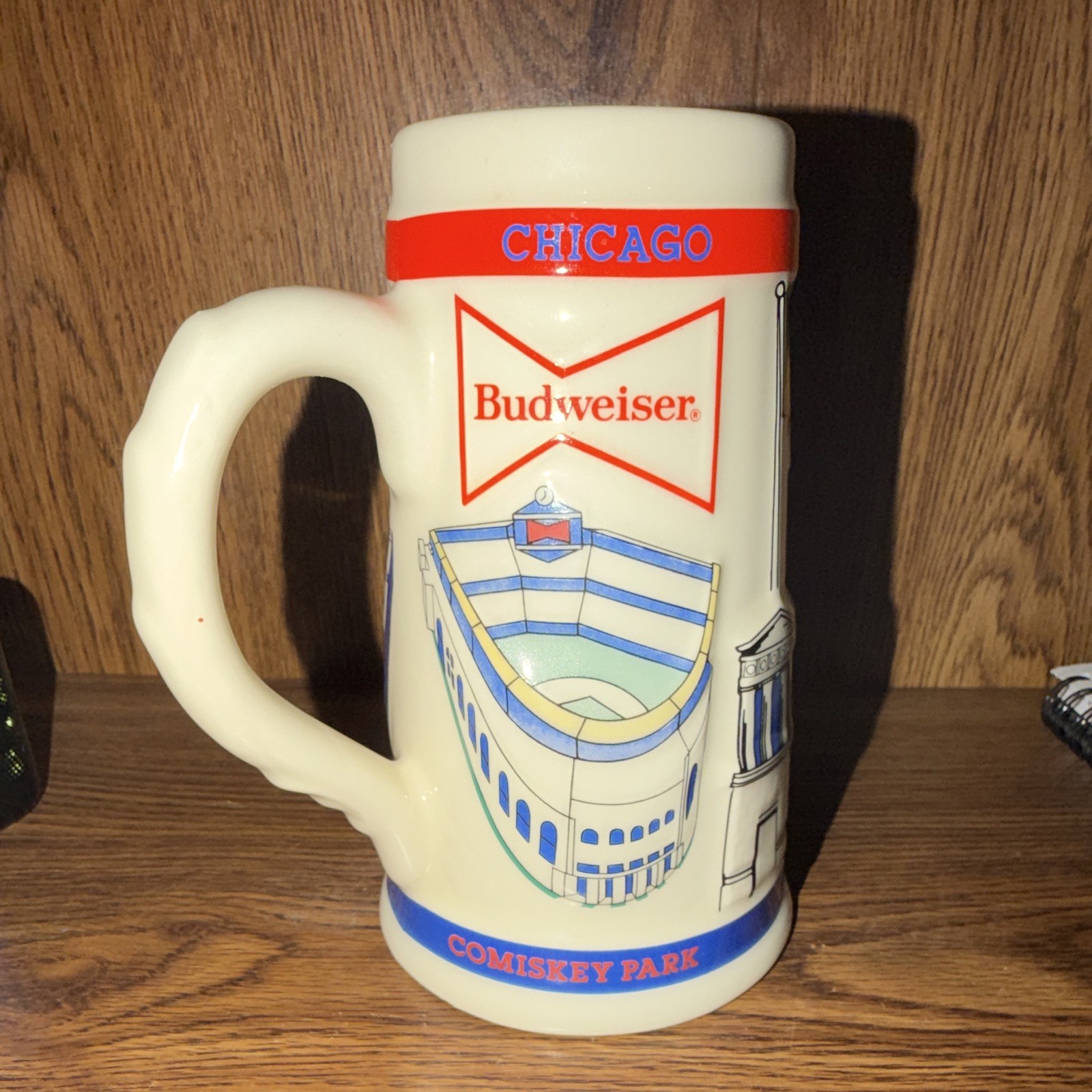 Budweiser Chicago Limited Edition Ceramic Beer Stein Mug 1982 Our Kind of Town