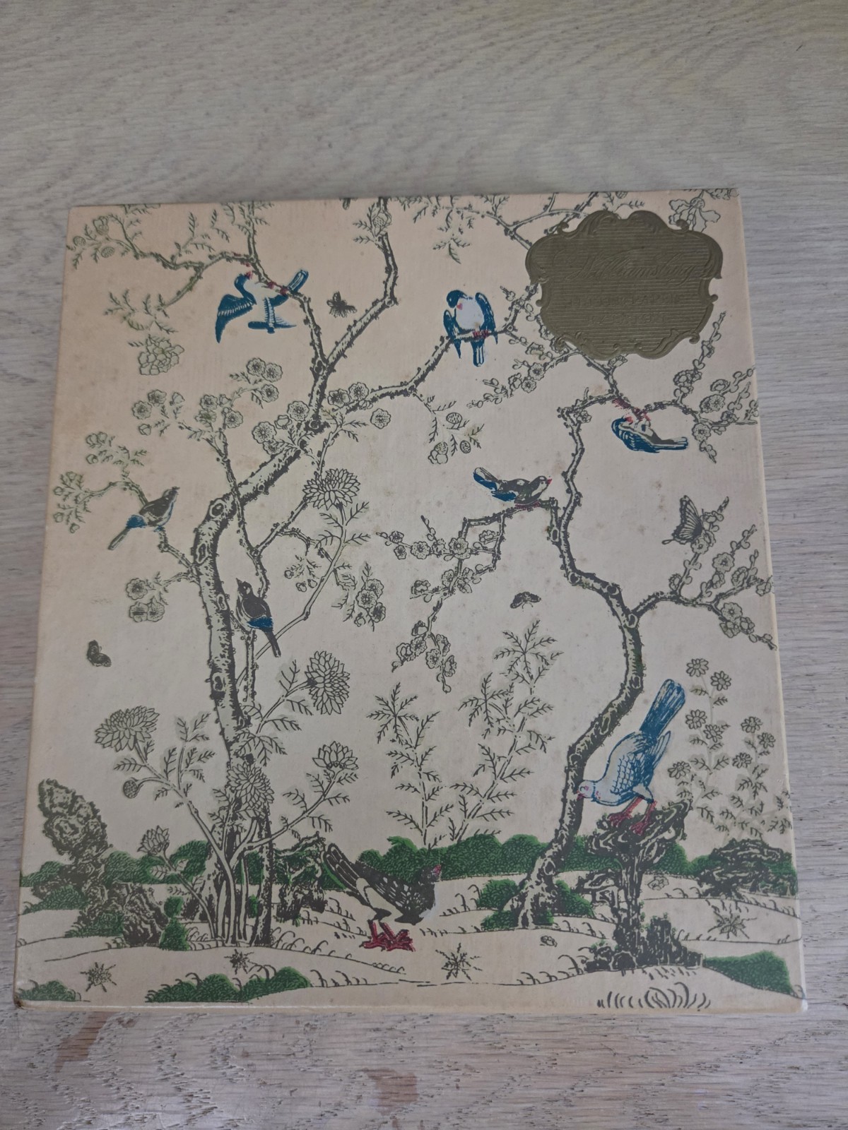 Vintage Eaton Letter Paper Williamsburg Commemorative Wallpaper Stationery Doves