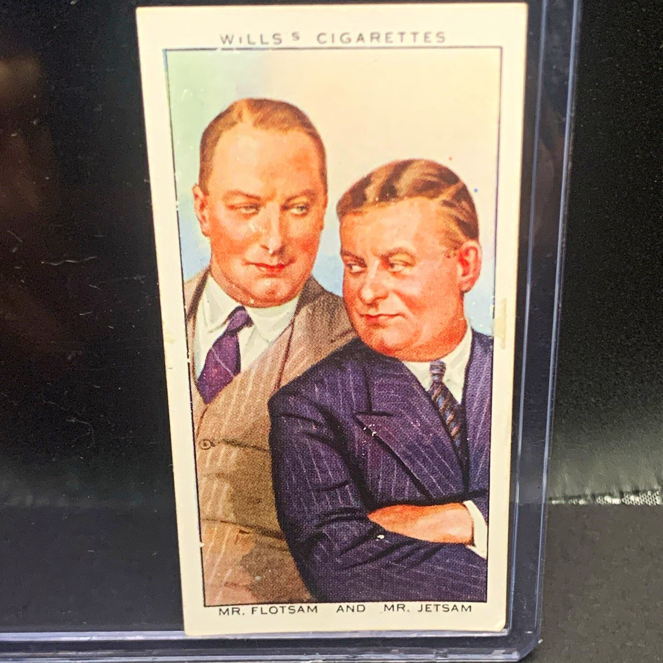 W.D. & H.O. Wills Radio Celebrities 1926 Tobacco Card #23 Flotsam/Jetsam