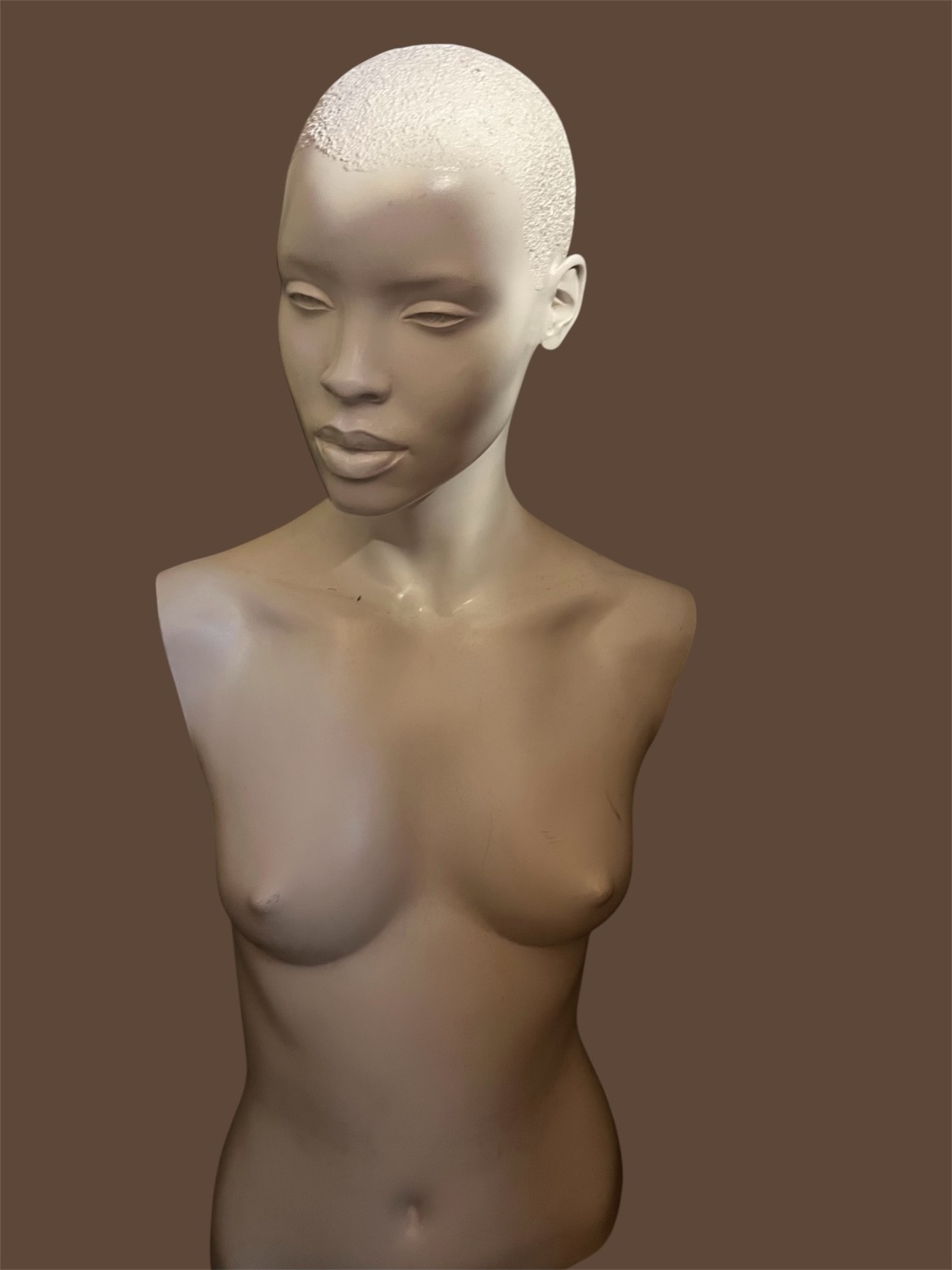 Beautiful African-American Half Mannequin…Beautiful Face  Kaufmann’s Pittsburgh