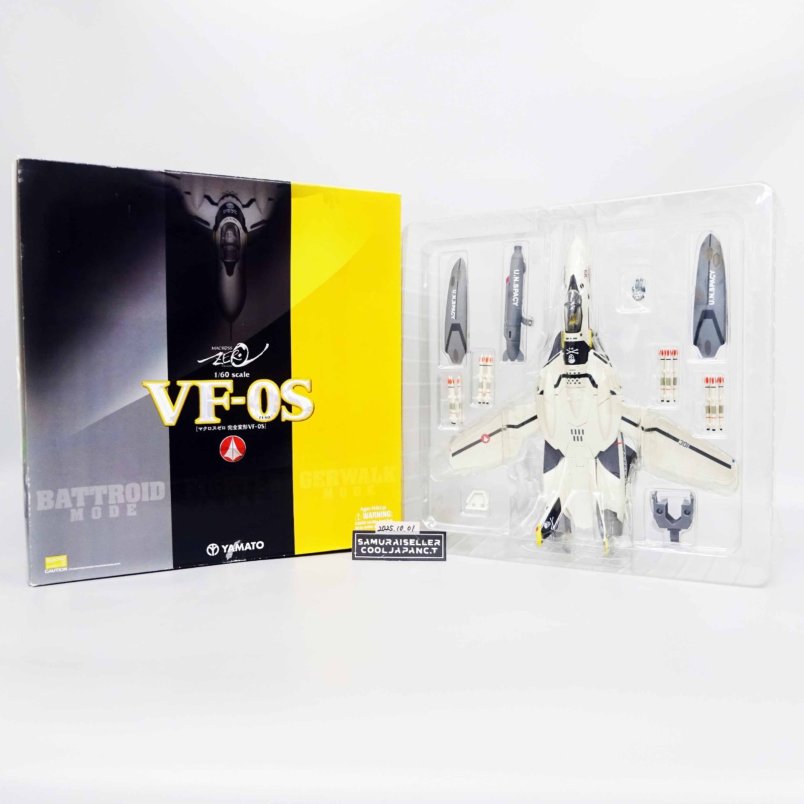 Yamato Macross Zero 1/60 Perfect Transform VF-0S VALKYRIE ROBOTECH Japan Used